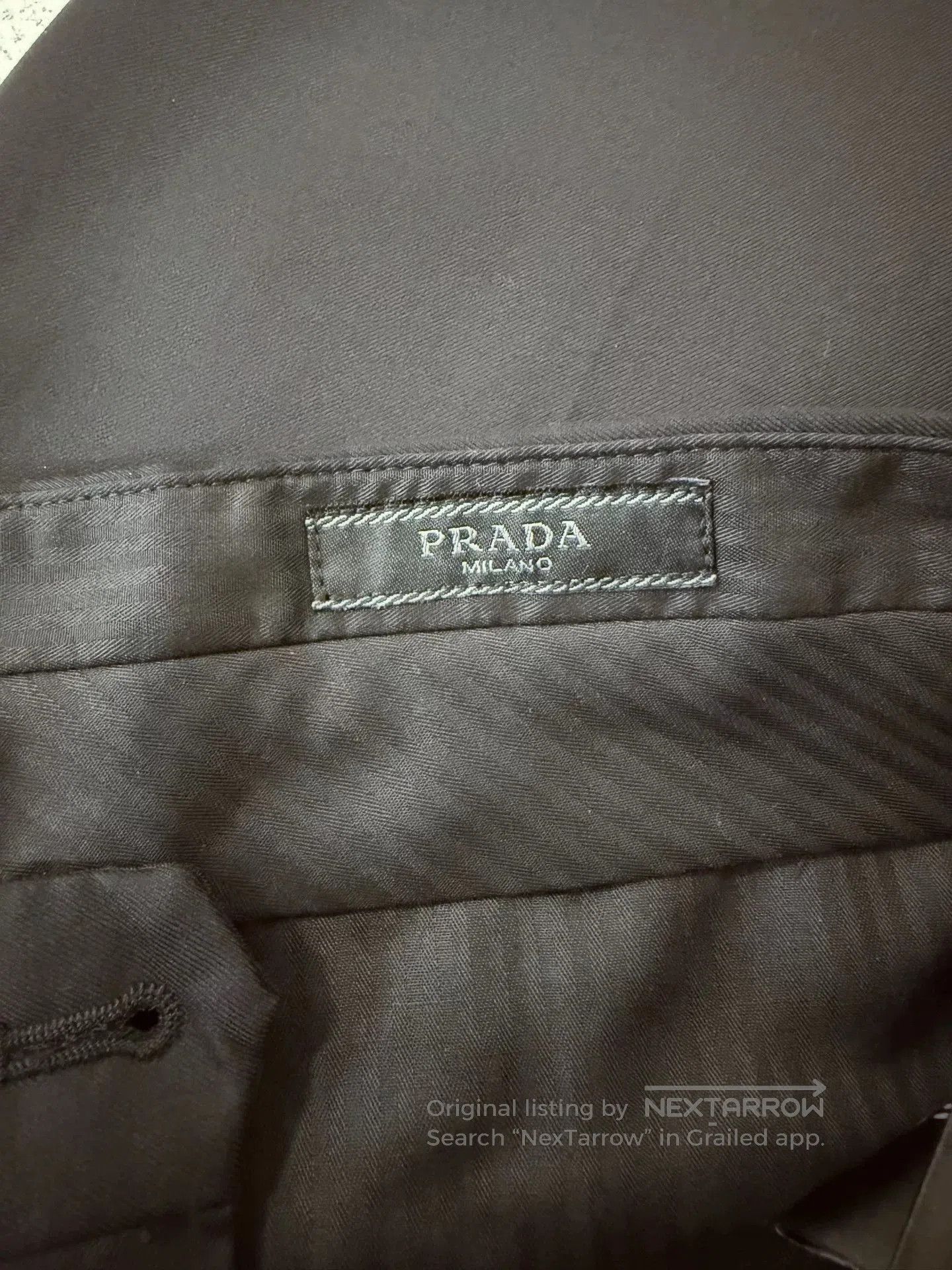 Prada PRADA Black Casual Trousers. Size US 32 / EU 48 - 6 Thumbnail