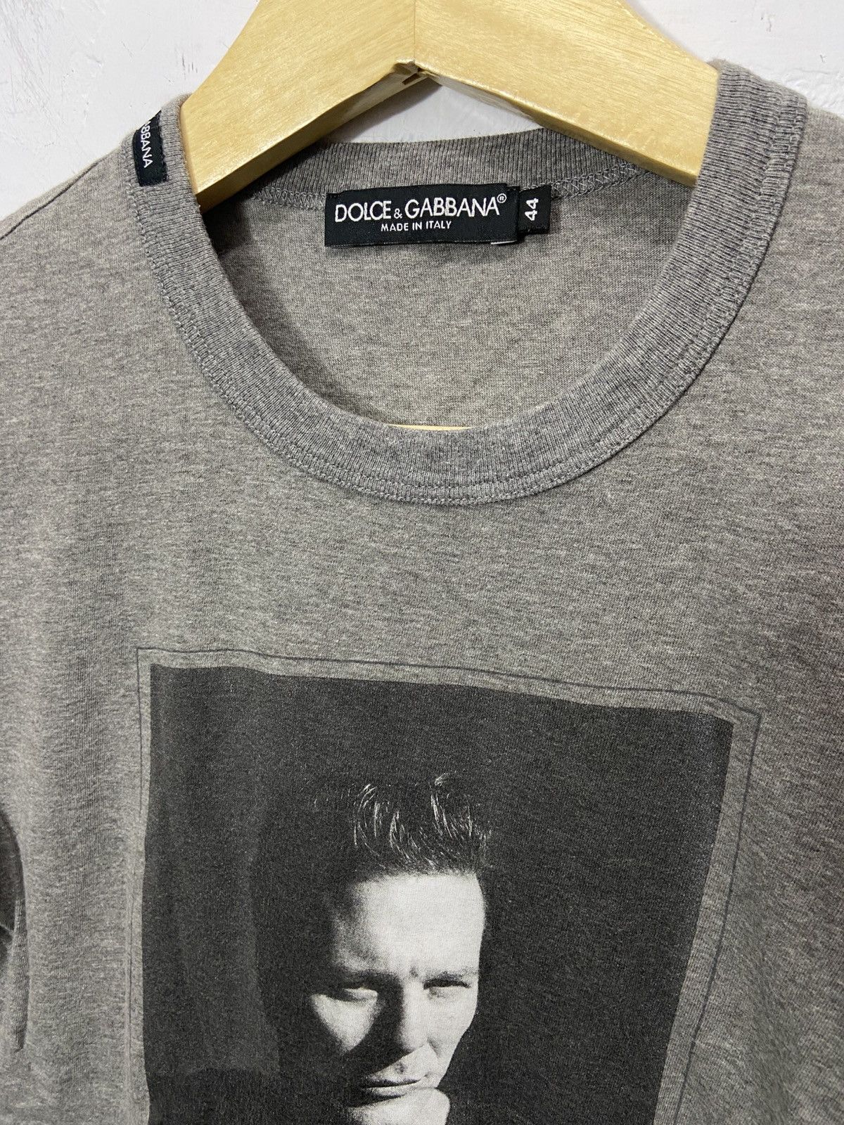 Dolce & Gabbana Vintage Dolce & Gabbana Mickey Rourke Printed Tshirt Size US S / EU 44-46 / 1 - 2 Thumbnail