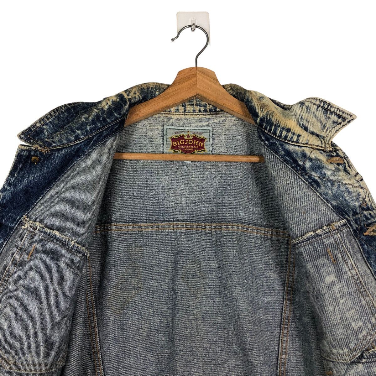 Japanese Brand 🔥90’s Vintage Cropped Trucker Denim Jacket Big John Size US M / EU 48-50 / 2 - 11 Thumbnail