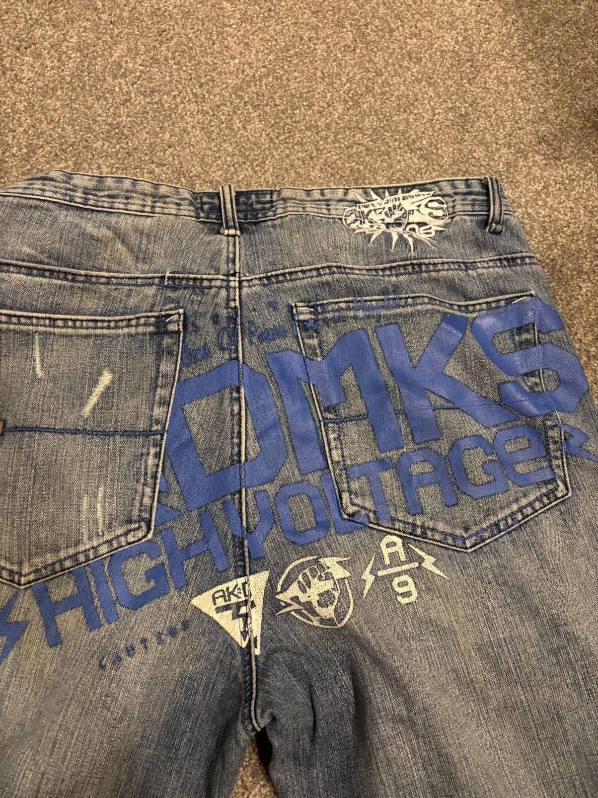 Akademiks AKADEMIKS 00s Baggy Denim Jeans Size US 38 / EU 54 - 5 Thumbnail