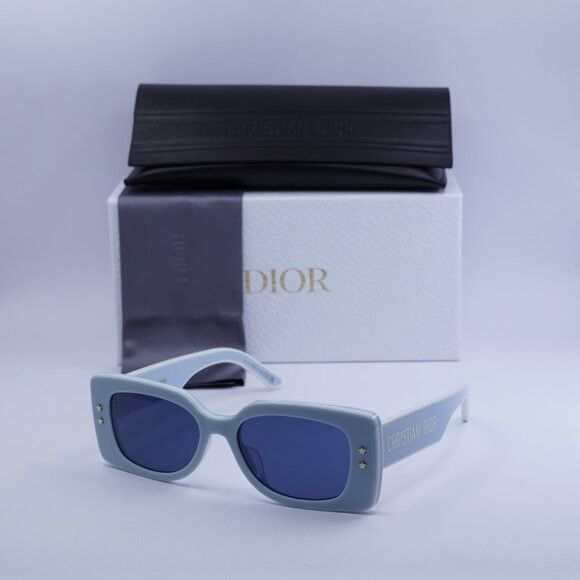 Dior 🕶️ New Dior DIORPACIFIC S1U 80B0 Sunglasses - Shiny Blue Size ONE SIZE - 11 Thumbnail