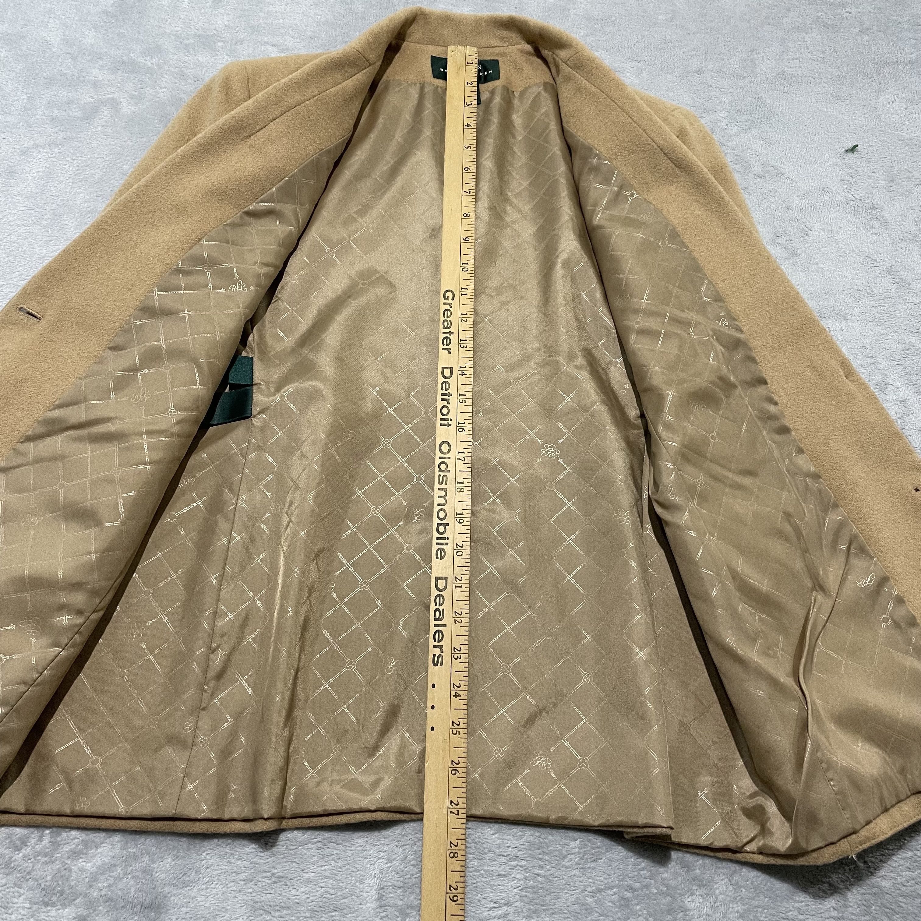Lauren Ralph Lauren Lauren Ralph Lauren Camel Hair Blazer Women's 12P Sportcoat Size XL / US 12-14 / IT 48-50 - 9 Thumbnail