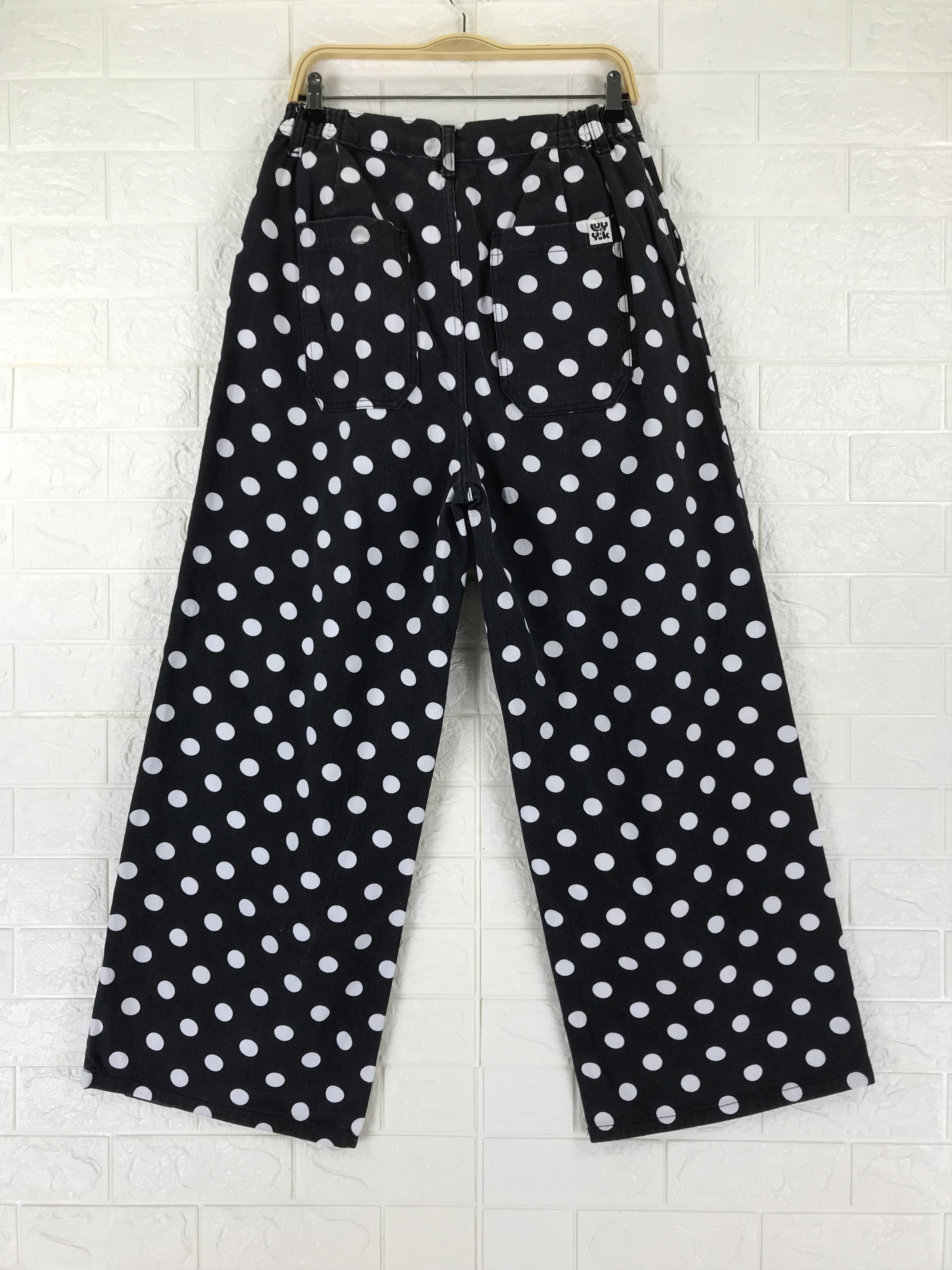 Japanese Brand Vintage Lucy & Yak Polkadot Crazy Baggy Jeans Size US 30 / EU 46 - 5 Thumbnail