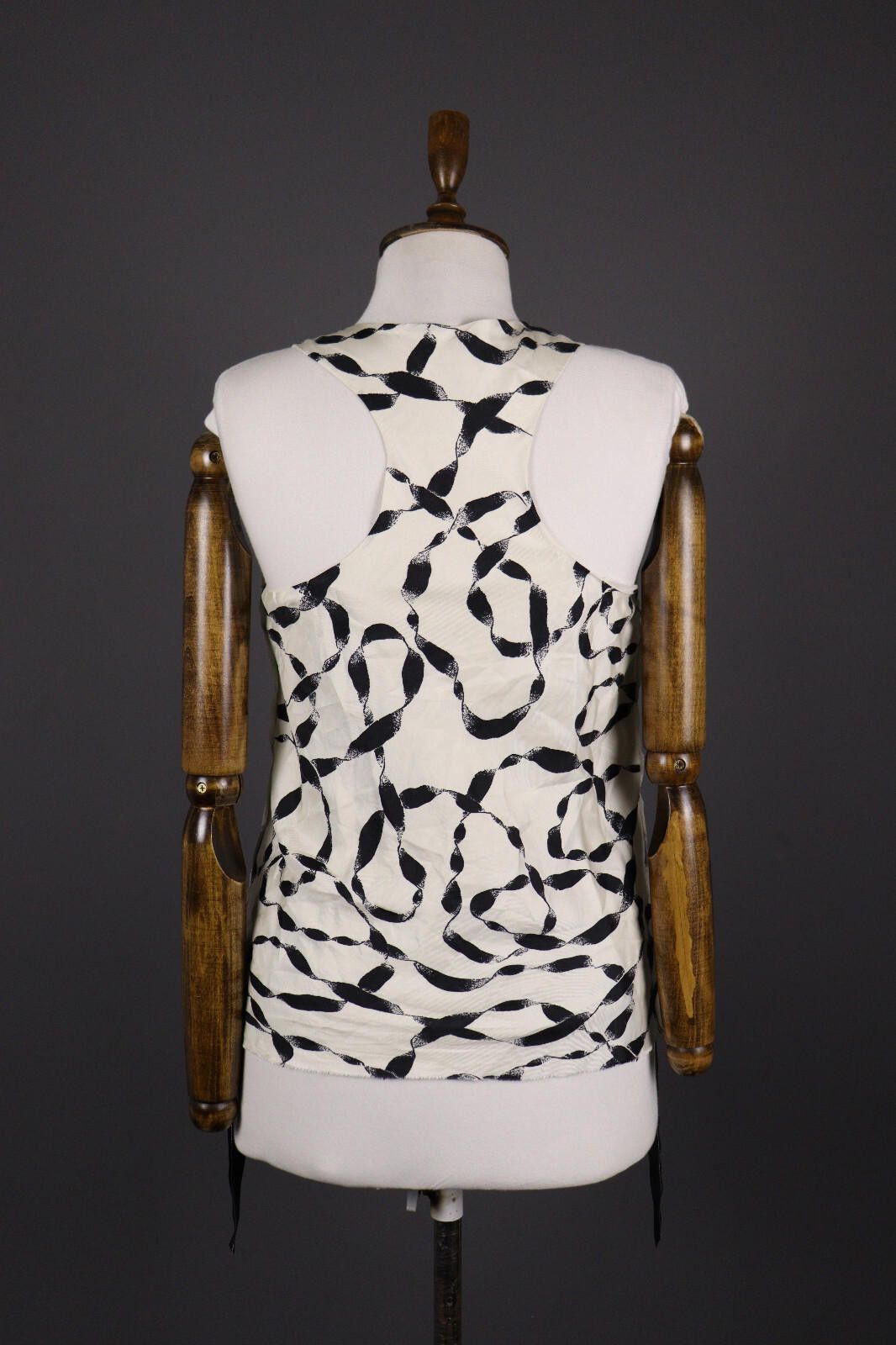 Helmut Lang Helmut Lang White Designed Printed Tank Top Shirt Size M Size M / US 6-8 / IT 42-44 - 5 Thumbnail