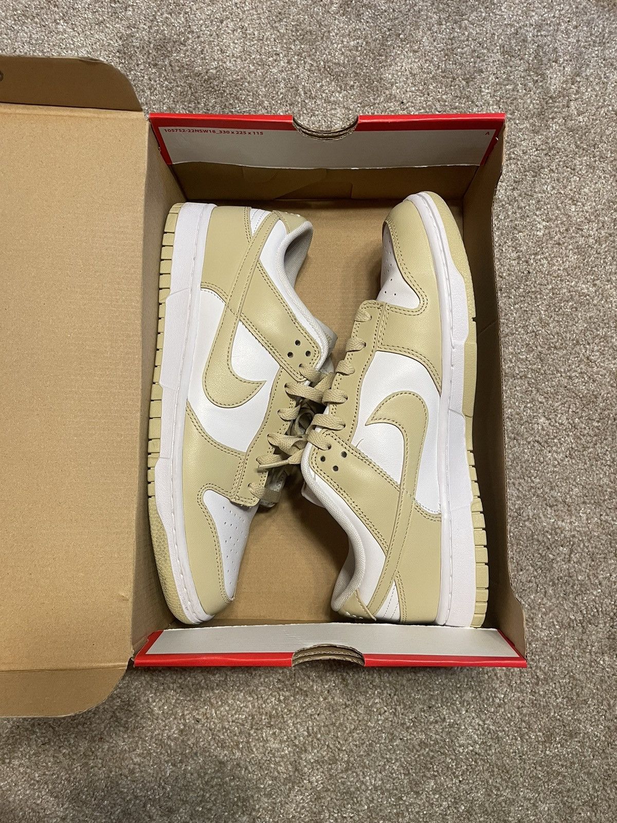 Nike Nike Dunk Low Retro “Team Gold” Size US 10 / EU 43 - 1 Thumbnail