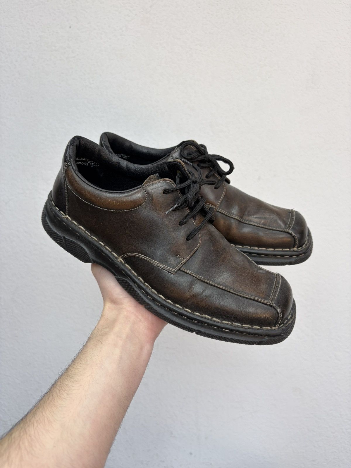 A.S.98 Vintage Italian AS 98 Rick Owens Style Leather Biker Boots Size US 8 / EU 41 - 2 Thumbnail