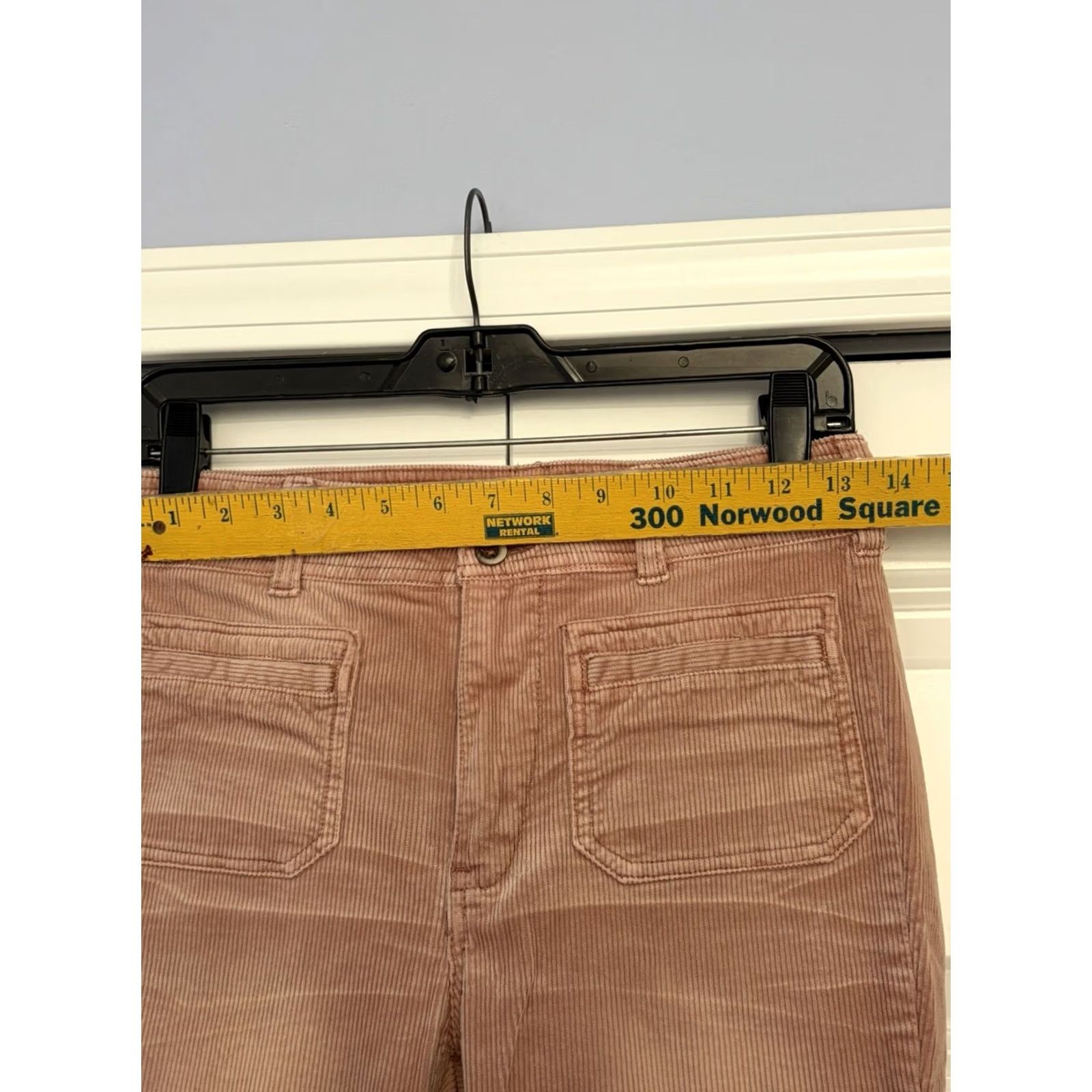 Anthropologie VINTAGE Anthropologie Pilcro High Rise Trouser Bootcut Corduroy Pants Pink sz 25 Size 42" / US 20 - 6 Thumbnail