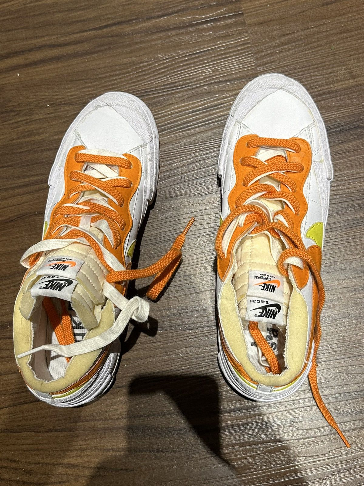 Nike × Sacai Nike Blazer Low x Sacai Magma Orange Size US 10 / EU 43 - 2 Thumbnail