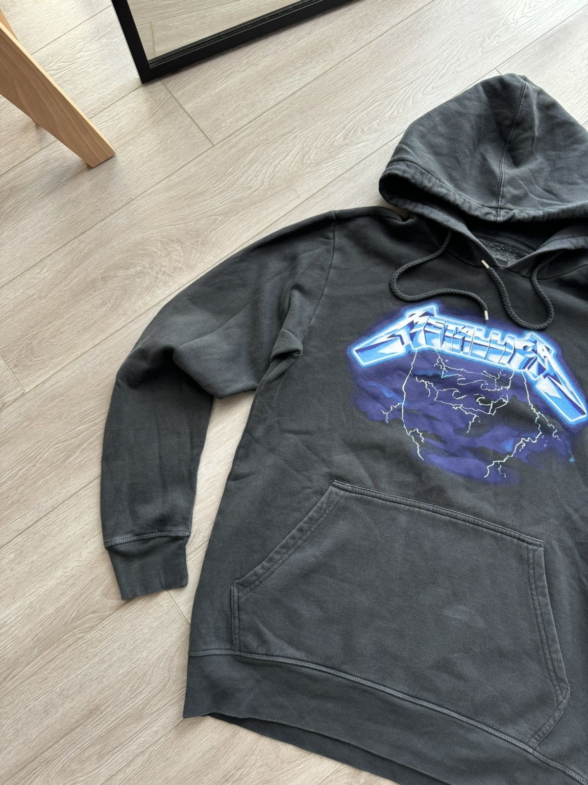 Billabong Metallica Vintage Crazy Y2K Metallica Billabong Skater Faded Black Hoodie Grailed