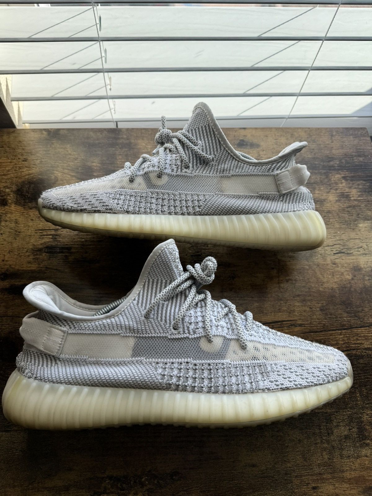 image of Yeezy Season 2018 Yeezy 350 V2 ‘Static’ Non Reflective Shoes in White, Men's (Size 11)
