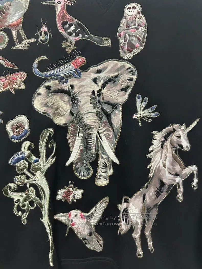 Valentino Valentino Zoo embroidered sweatshirt Size US XS / EU 42 / 0 - 2 Thumbnail