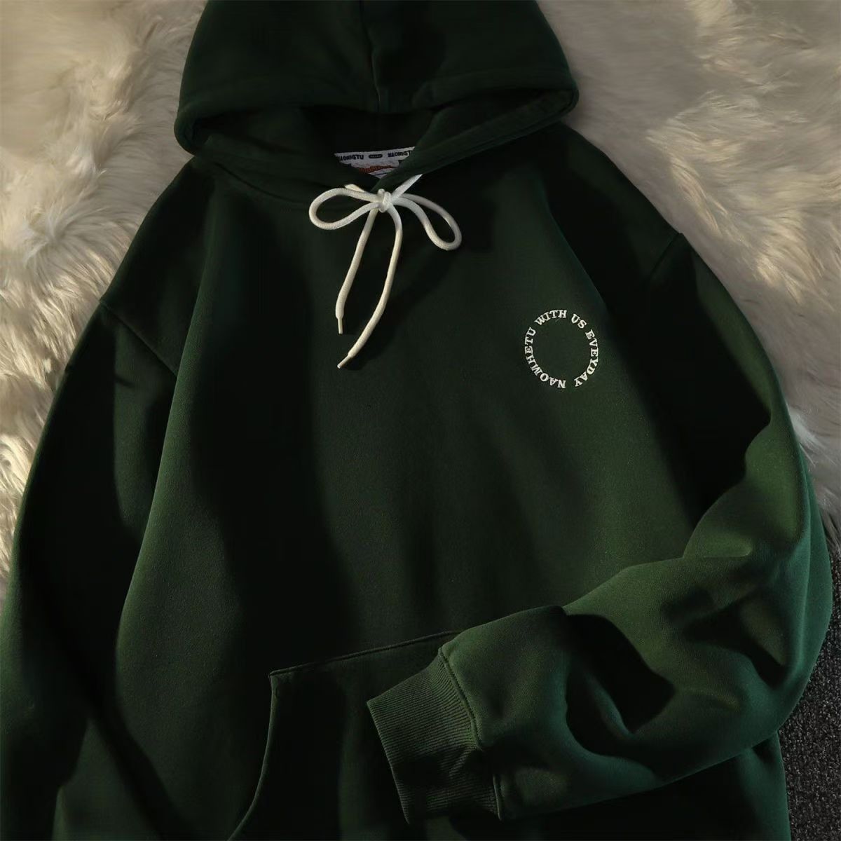 Japanese Brand × Vintage Green Street Wash Vintage Bear Print Hoodie Size US M / EU 48-50 / 2 - 2 Thumbnail
