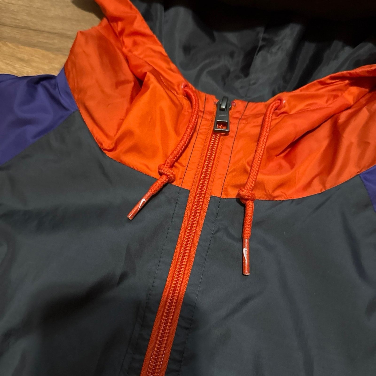 Nike Y2K Nike Team Clemson Tigers Zip Up Hoodie Windbreaker Size US L / EU 52-54 / 3 - 5 Thumbnail