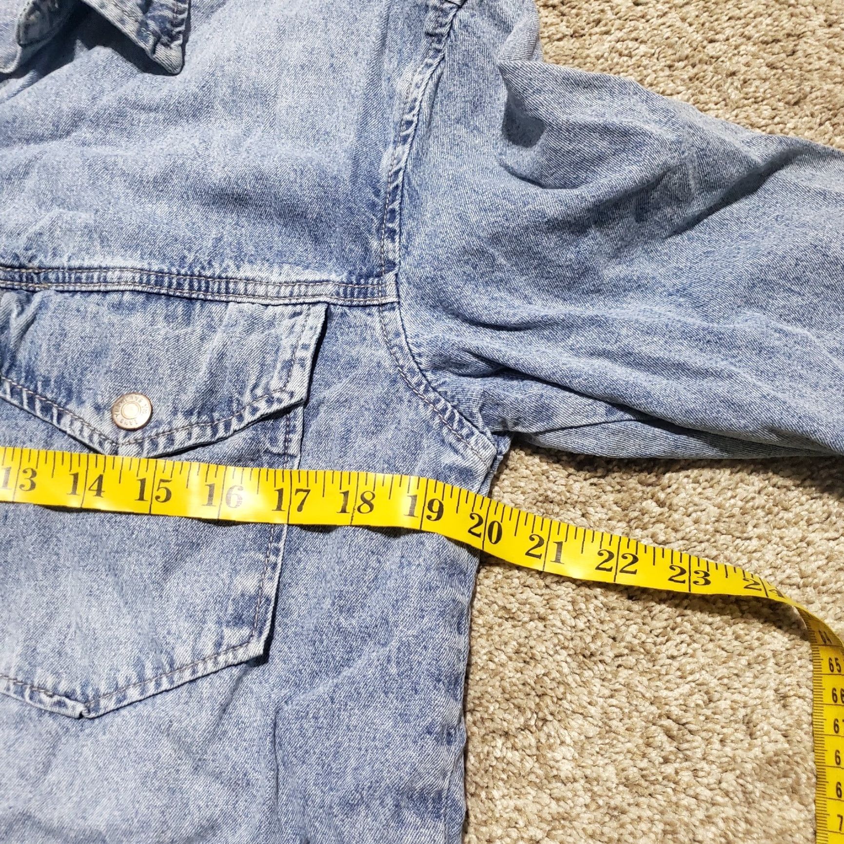 Vintage YMI Shirt Adult Women Blue Long Sleeve Button Up Regular Size M Womens Size M / US 6-8 / IT 42-44 - 5 Thumbnail