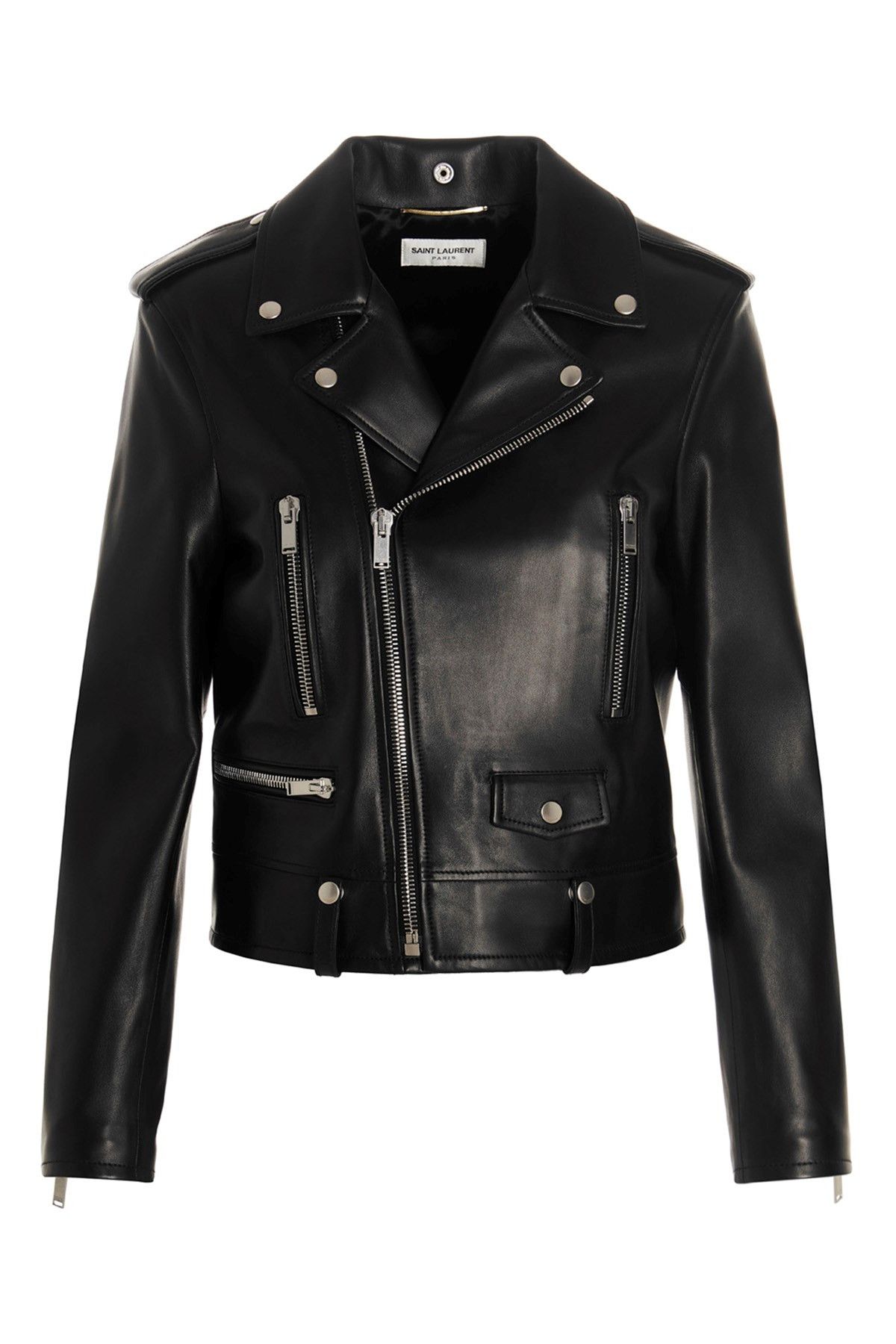Saint Laurent Paris 'Motorcycle' biker jacket Size XS / US 0-2 / IT 36-38 - 1 Thumbnail