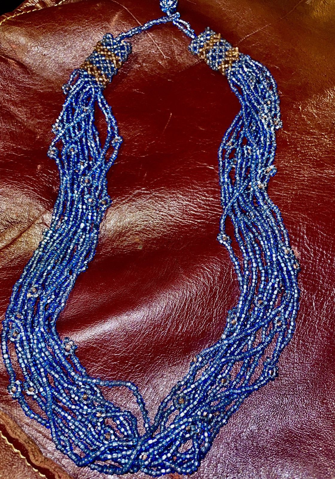 Vintage Vintage Huichol Tribe Hand Beaded Necklace Size ONE SIZE - 1 Thumbnail