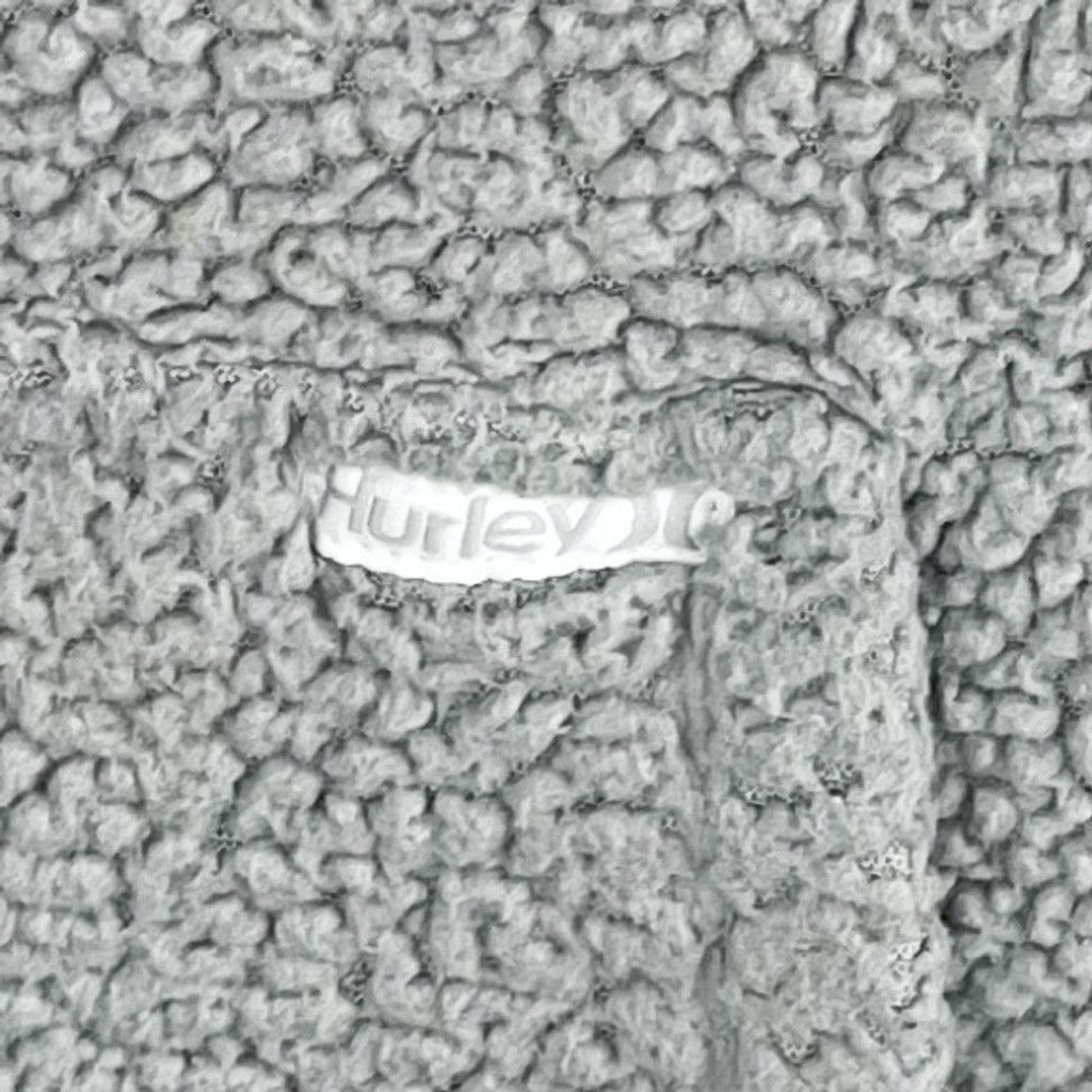 Hurley HURLEY Men’s Oversized Grey Fleece Hoodie Front Pocket M-L Size US M / EU 48-50 / 2 - 6 Thumbnail