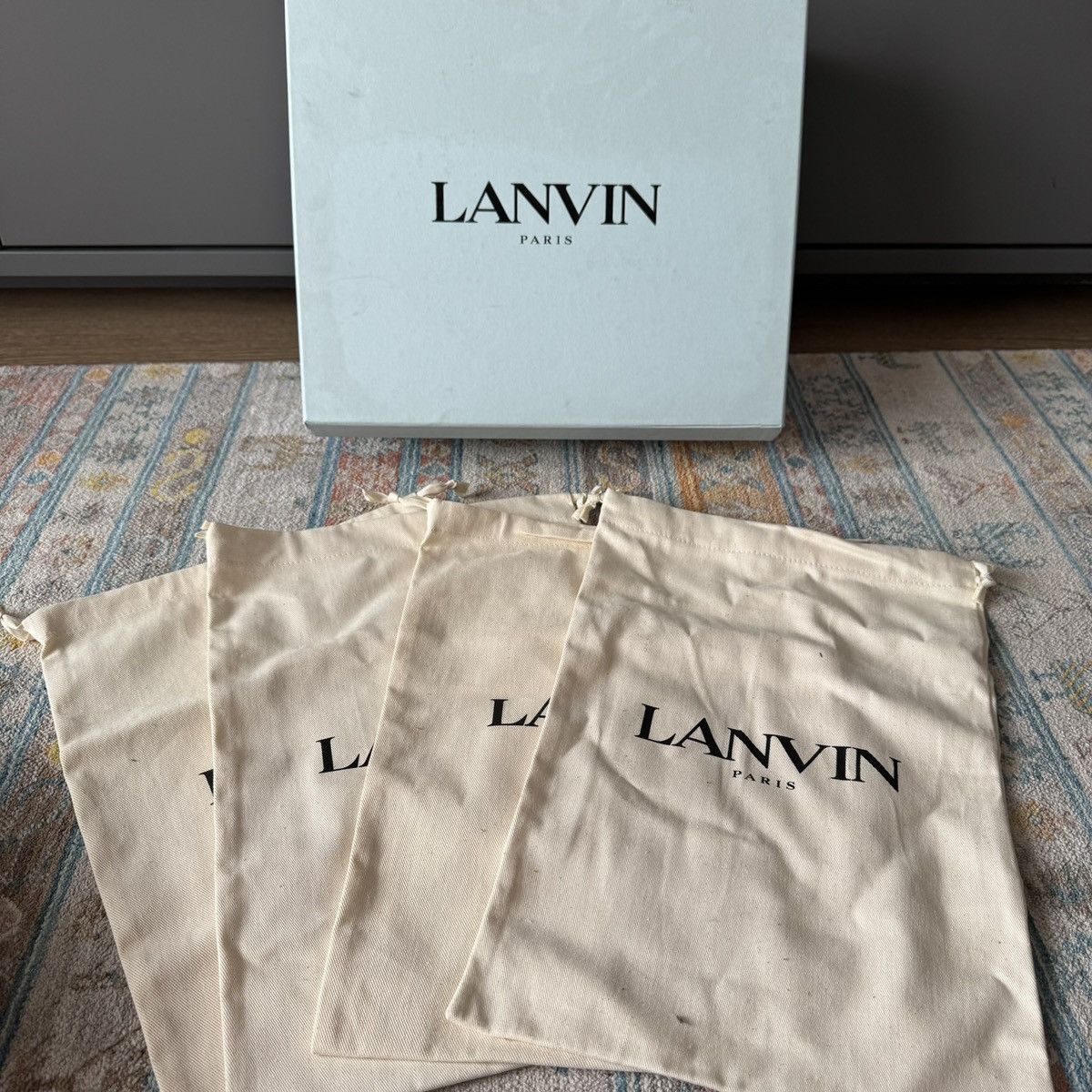 Lanvin Lanvin Curb shoes dark blue Size US 12 / EU 45 - 7 Thumbnail