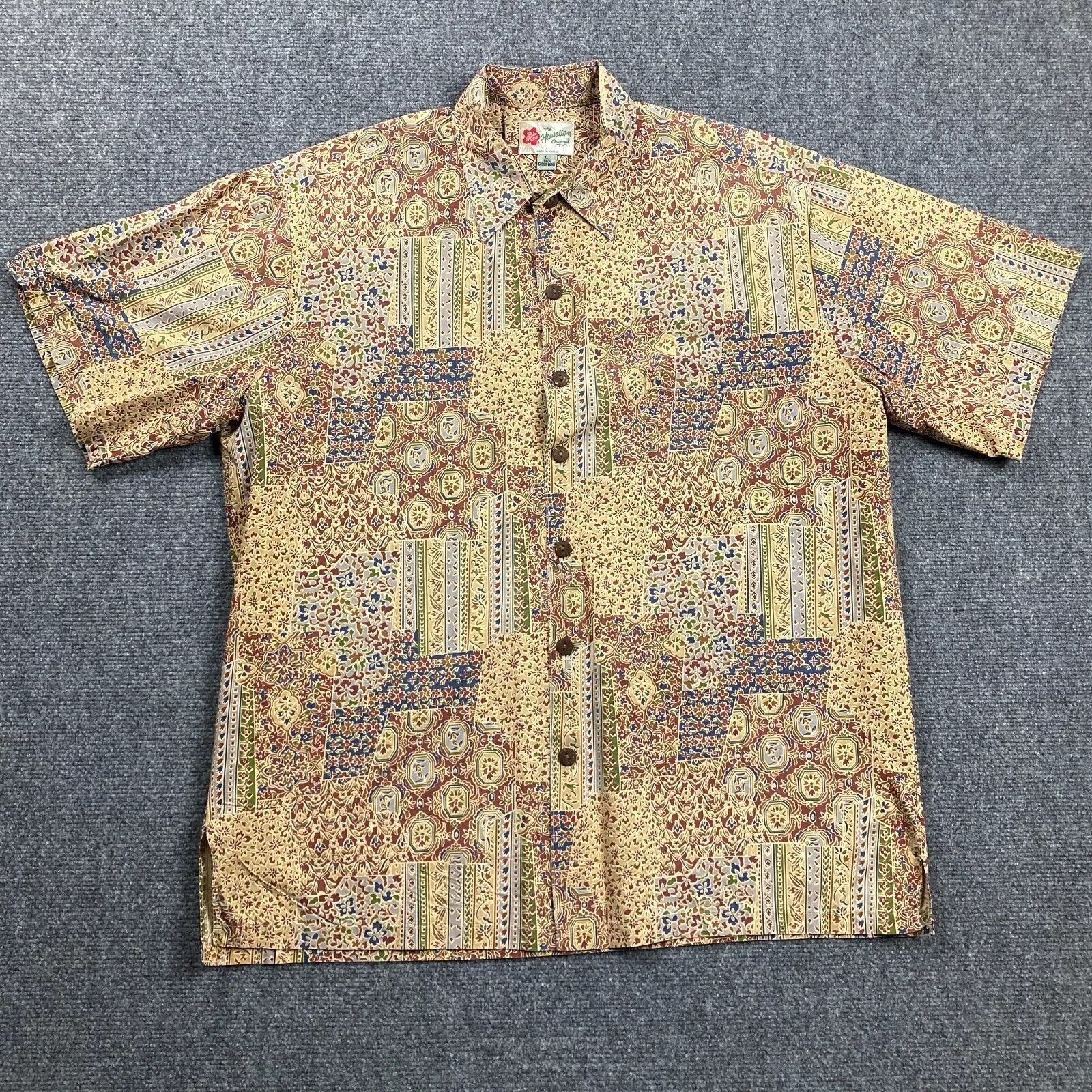 Hilo Hattie × Vintage Hilo Hattie Hawaiian Shirt Mens Large Button Up Cotton Lawn Size US L / EU 52-54 / 3 - 1 Thumbnail