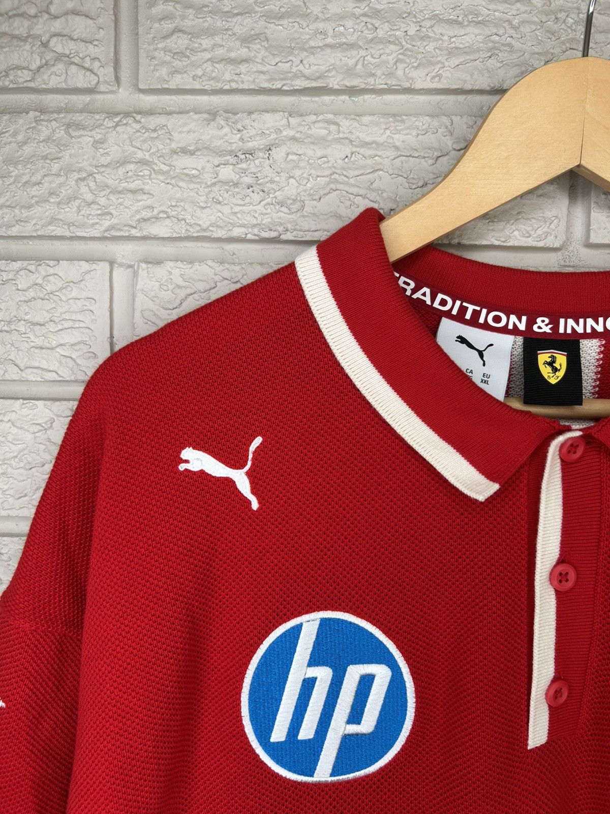 Ferrari × Puma Puma Ferrari Scuderia Knit Polo Shirt Size US XXL / EU 58 / 5 - 5 Thumbnail