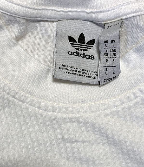 Adidas adidas Originals Off-White Essentials T-Shirt Size US L / EU 52-54 / 3 - 3 Thumbnail