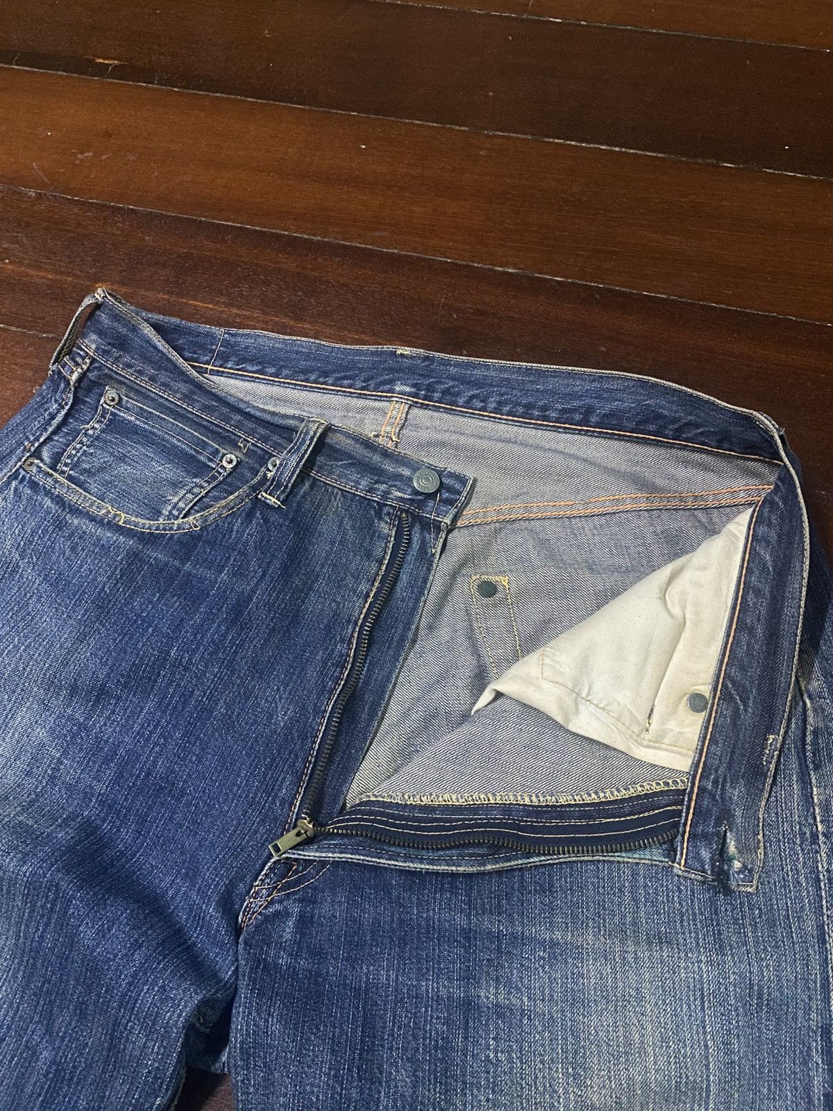 Warehouse & Co. Vintage 40s world war II inspired JOE McCOY 901 Z Selvedge Size US 36 / EU 52 - 10 Thumbnail