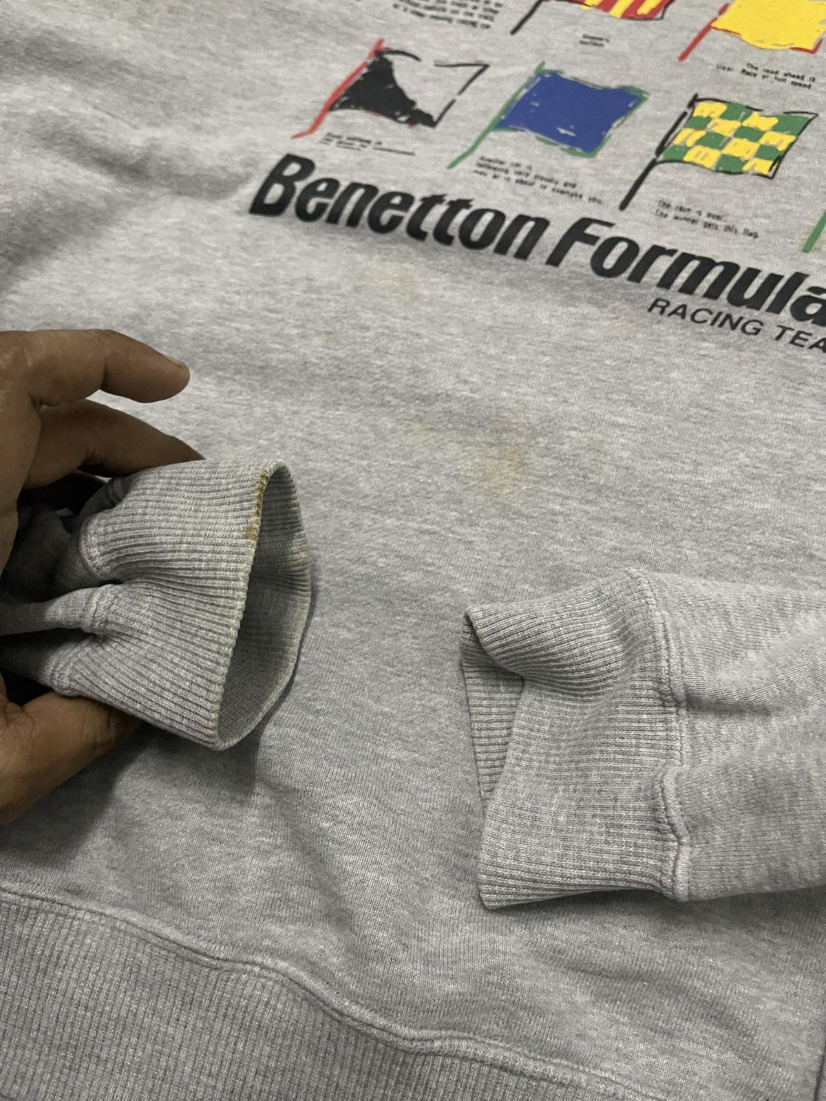 United Colors Of Benetton 90s UNITED COLORS OF BENETTON FORMULA 1 RACING TEAM CREWNECK Size US L / EU 52-54 / 3 - 10 Thumbnail