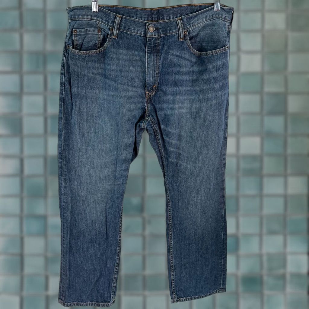 Levi's Levi's 559 Mens Denim Blue Flat Front Straight Jeans Size 40X32 Denim Blue 559 Jeans Mens Regular 40 32 Blue 5-Pocket Design C Size US 40 / EU 56 - 1 Thumbnail
