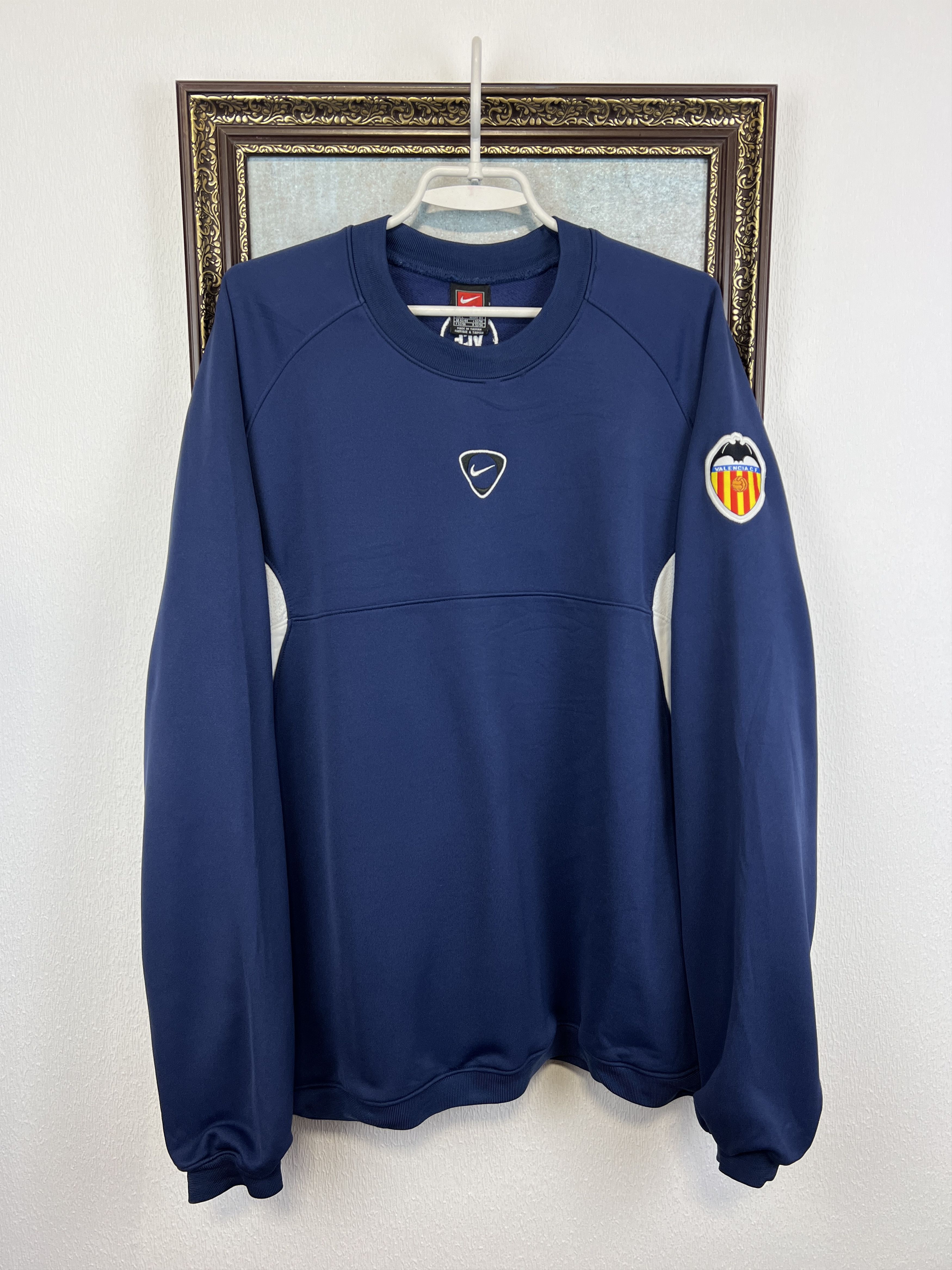 Nike Vintage Valencia Football Train Sweatshirt Soccer Crewneck Size US L / EU 52-54 / 3 - 1 Thumbnail