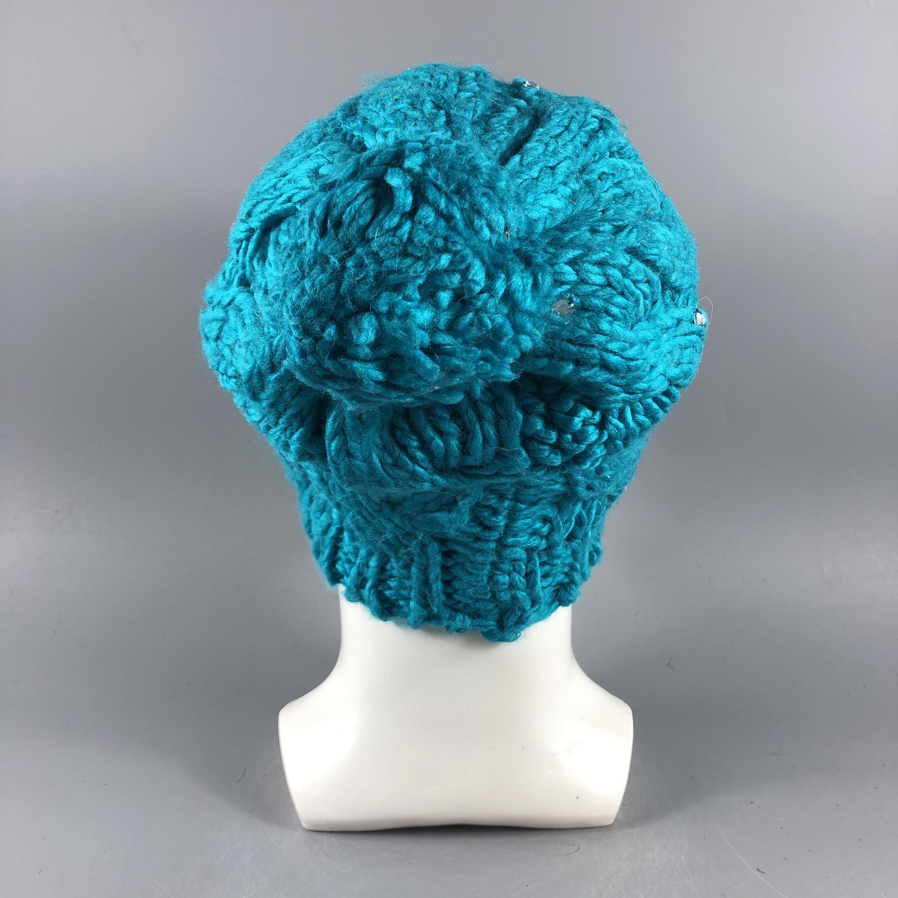Vintage Roxy Cable Knit Slouchy Beanie Snow Hat Snow Cap -D128 Size ONE SIZE - 3 Thumbnail
