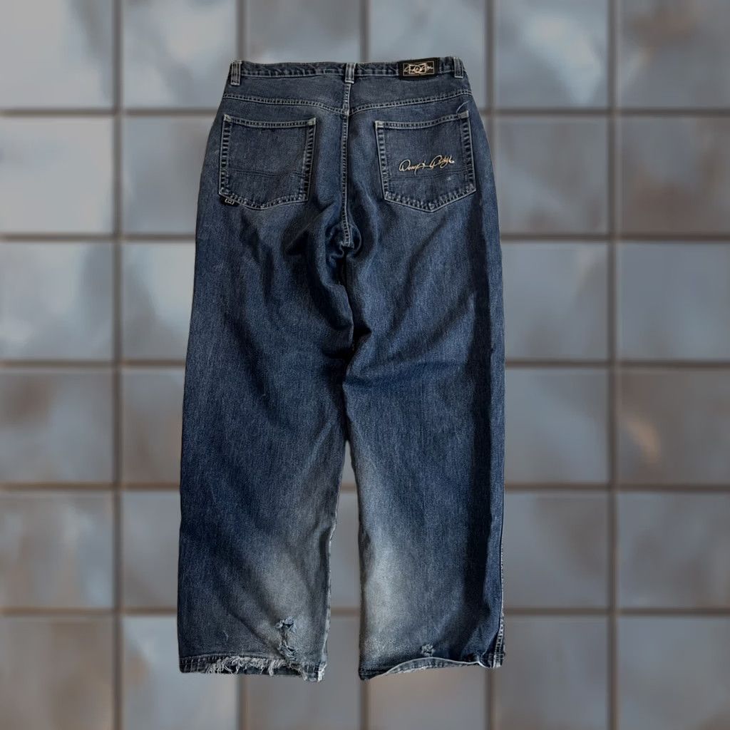 Denime Vintage Down & Dirty Jeans Men’s Size 40x32 Blue Denim Embroidered 90’s RARE HTF Size US 40 / EU 56 - 1 Thumbnail