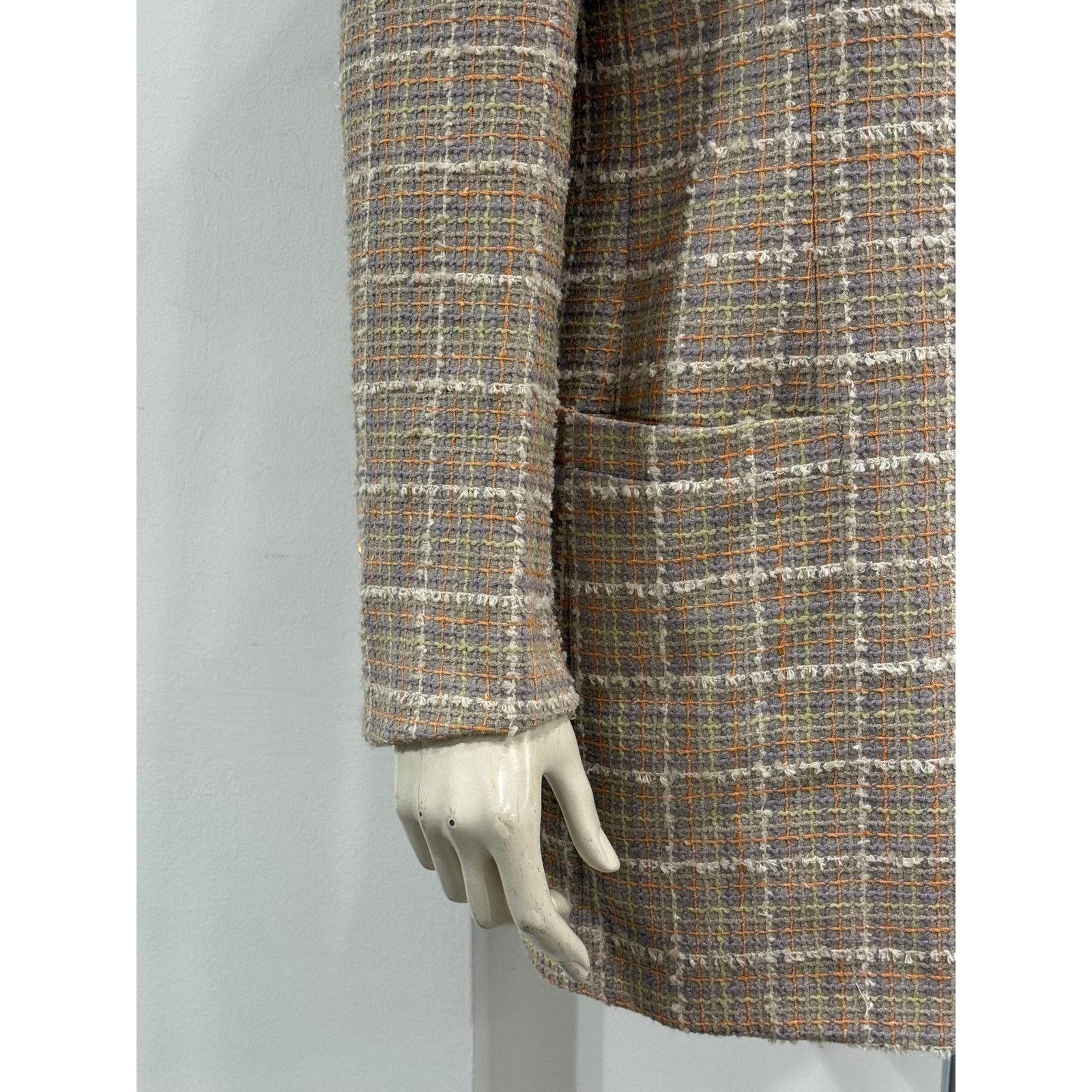 Salvatore Ferragamo 1990s Salvatore Ferragamo checked wool coat Size L / US 10 / IT 46 - 5 Thumbnail