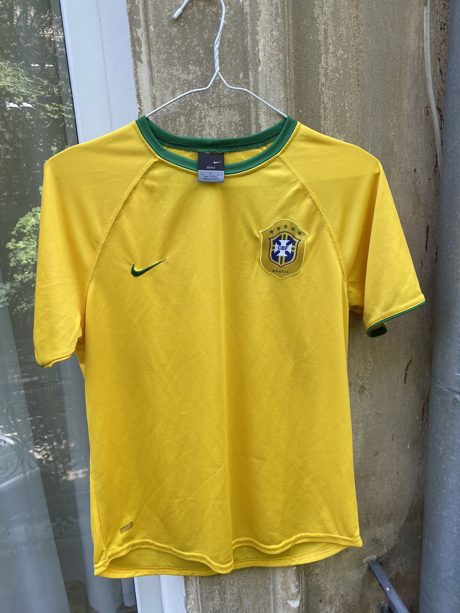 Nike × Vintage Brazil Nike Home Shirt Size US S / EU 44-46 / 1 - 1 Thumbnail