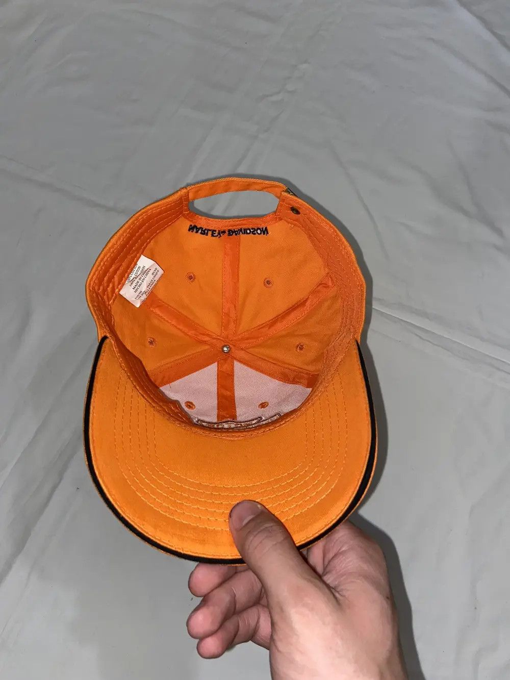 Harley Davidson VINTAGE RACING HARLEY DAVIDSON MOTO DAD HAT CAP Y2K BIKER Size ONE SIZE - 5 Thumbnail