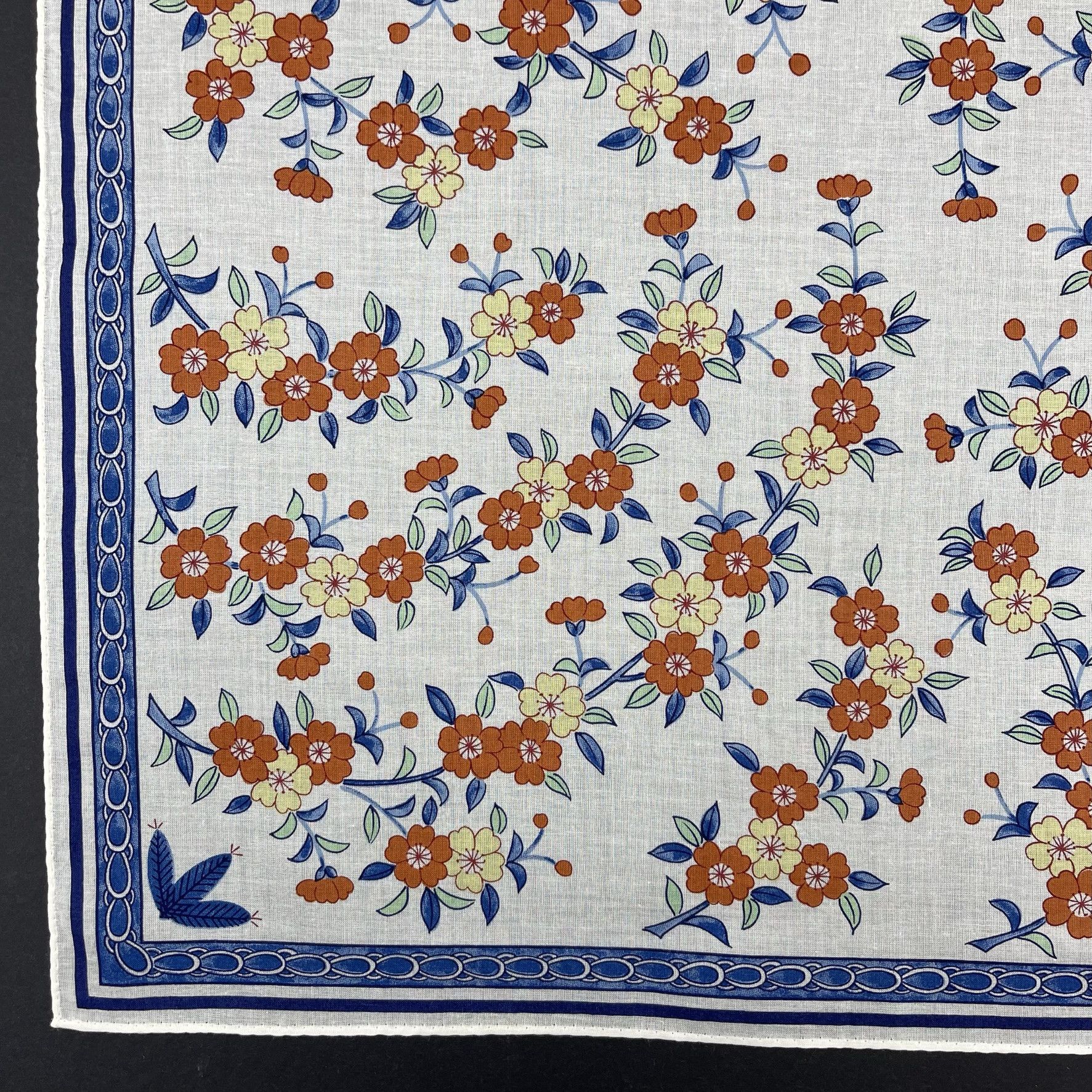 Japanese Brand Japanese Floral Handkerchief Art - 5044 Size ONE SIZE - 6 Thumbnail