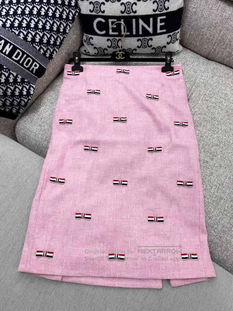 Thom Browne Thom Browne Pink full bowknot half-skirt Size 26" / US 2 / IT 38 - 4 Thumbnail