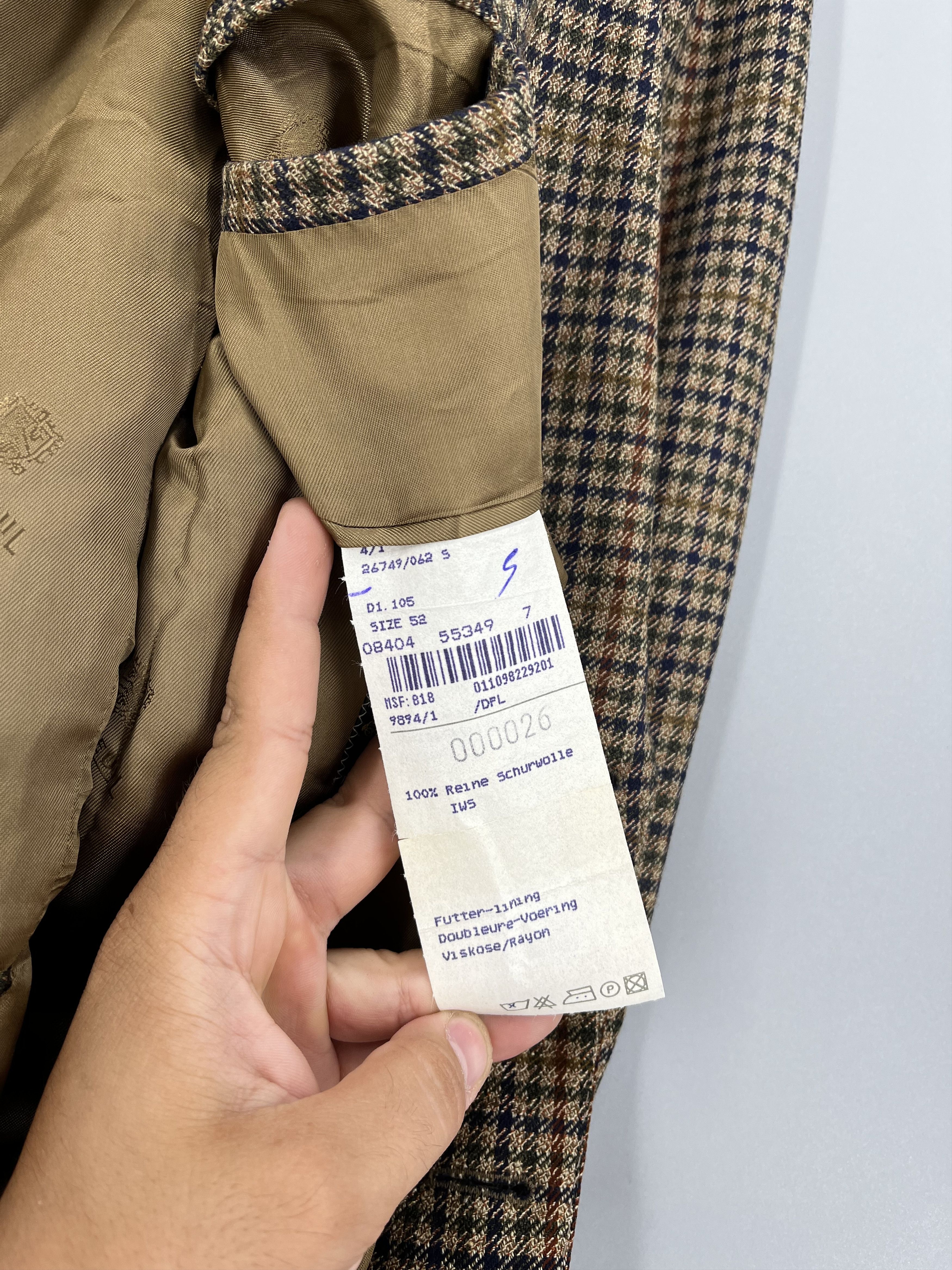 SHINE LUXURY Dormeuil Dormysport Paris Jacket - Green - UK52 Size 52S - 9 Thumbnail