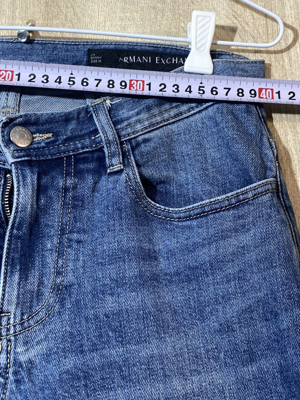 Armani Exchange × Japanese Brand Armani Exchange women’s blue jeans size 29 Size 29" - 6 Thumbnail