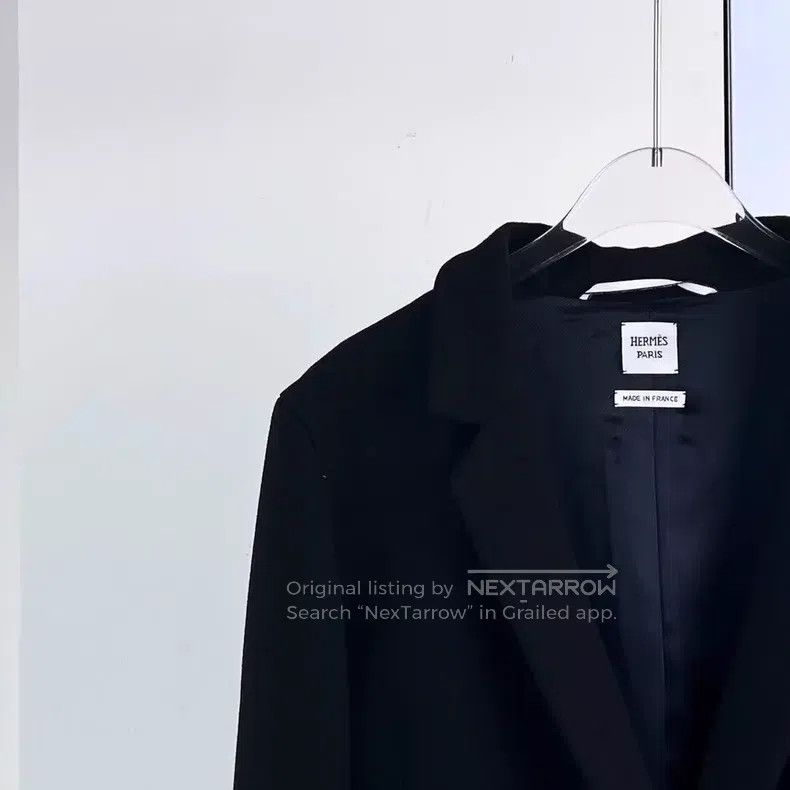 Hermes Hermes Black Wool Jacket Size S / US 4 / IT 40 - 3 Thumbnail