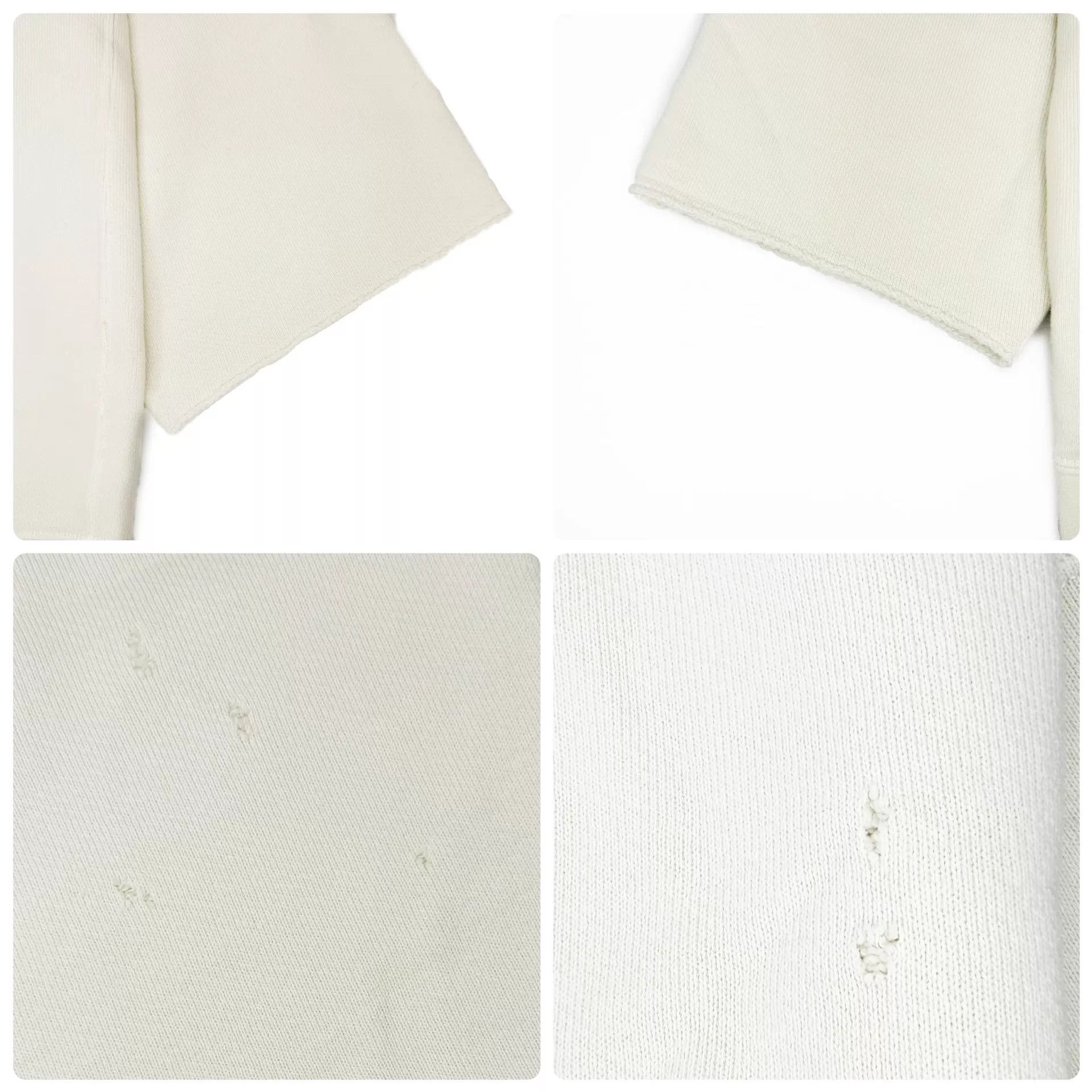 Visvim visvim 22aw c/d 3/4 sweat off-white jumbo sb distressed Size US L / EU 52-54 / 3 - 4 Thumbnail