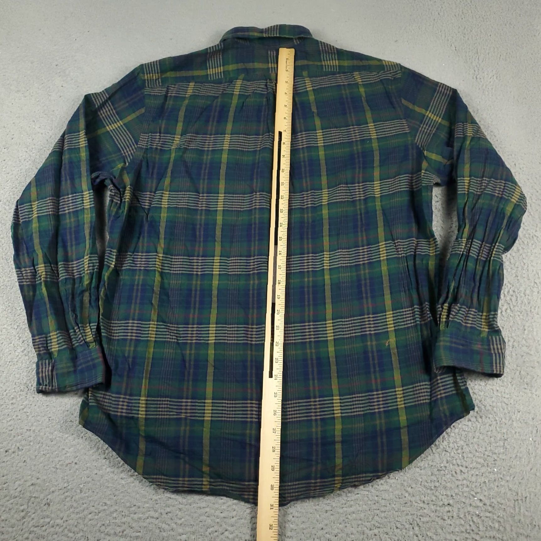 Ralph Lauren Ralph Lauren Shirt Mens Large Blue Plaid Pony Button Up Long Sleeve Size US L / EU 52-54 / 3 - 4 Thumbnail