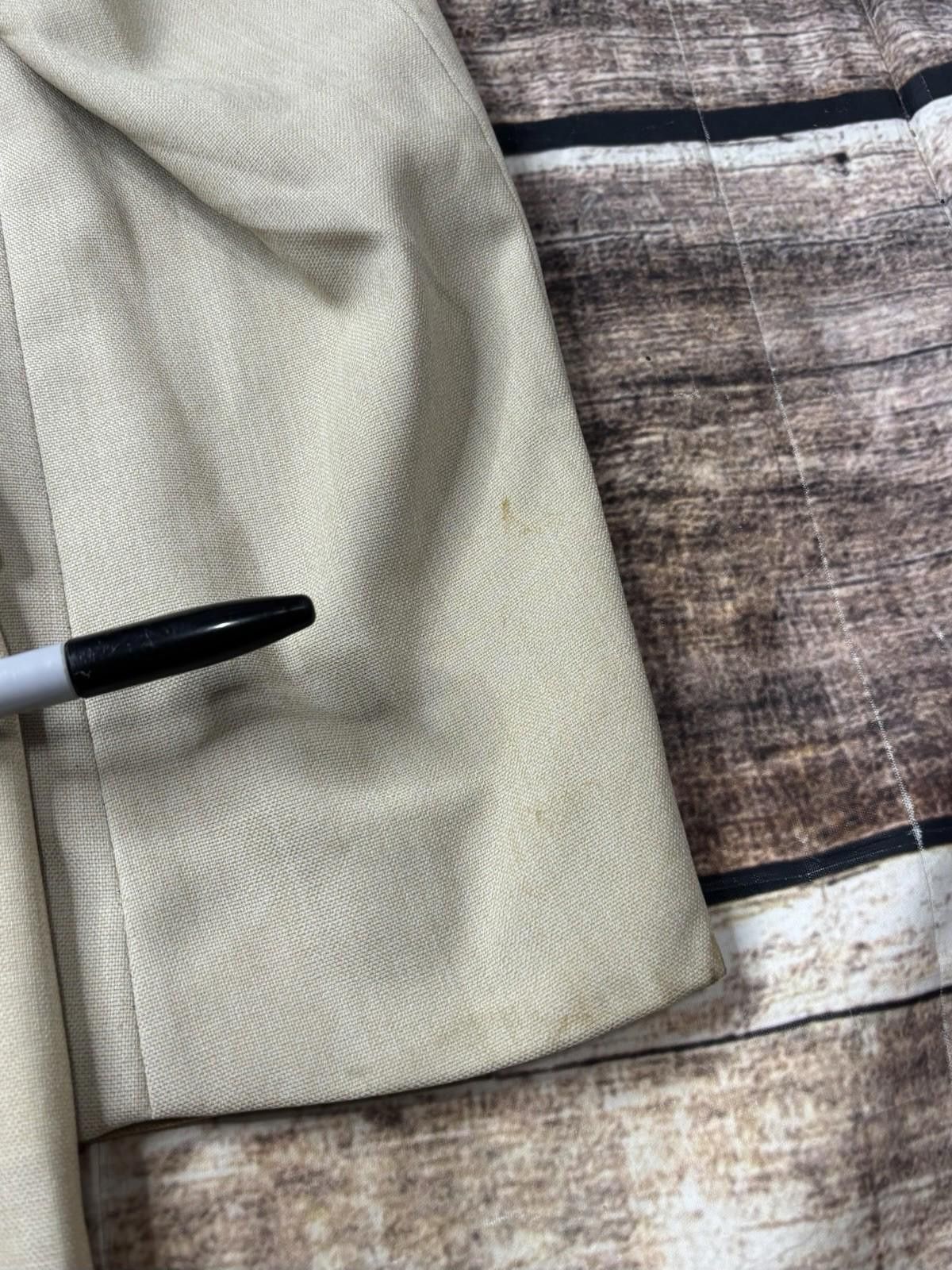 Burberry Burberry Blazer Jacket Mens 40L Beige Wool Sports Jacket Size 40L - 11 Thumbnail
