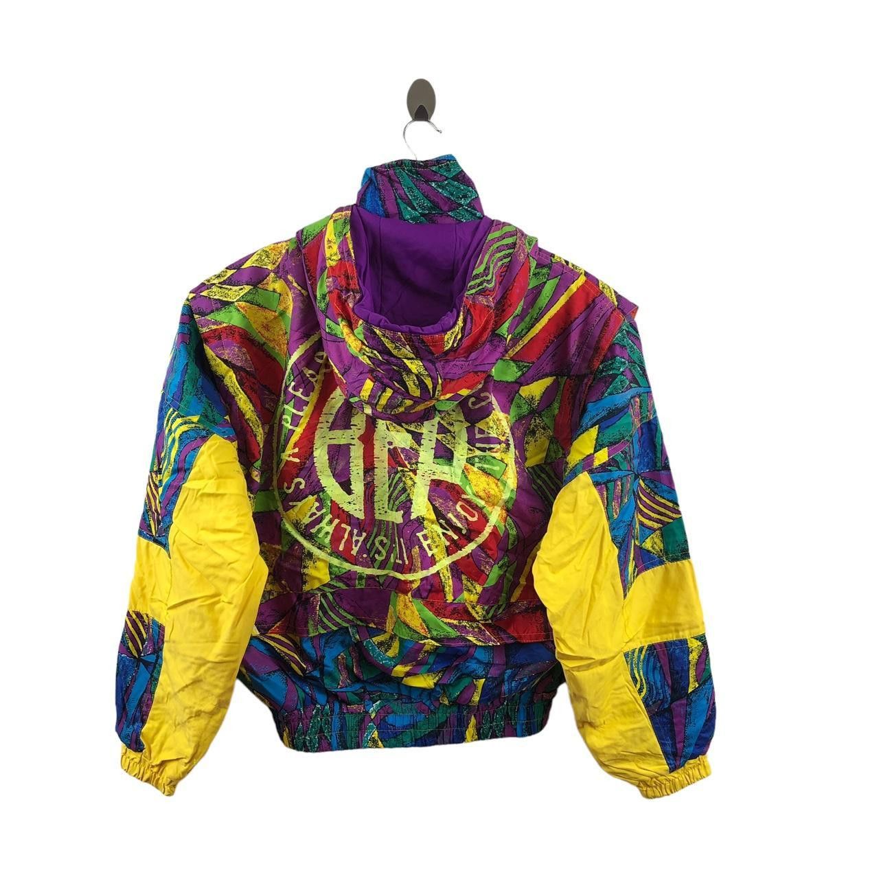 Vintage Vintage BE! POP JAPANA Colourful AOP Over Print Ski Jacket Size M / US 6-8 / IT 42-44 - 2 Thumbnail