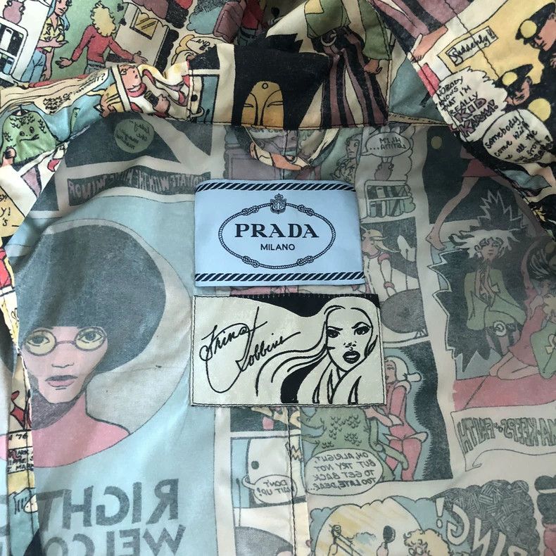 Prada Prada Size 44 Comic jacket two-dimensional windbreaker 2501 Size US S / EU 44-46 / 1 - 6 Thumbnail
