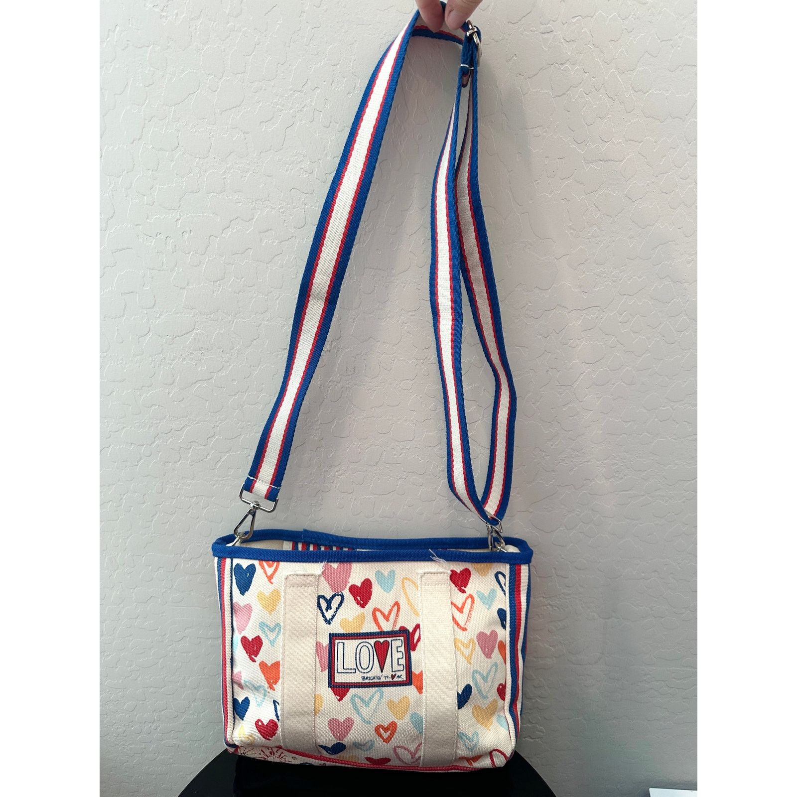 Brighton BRIGHTON | Red White And You Canvas Mini Tote Bag Purse Size ONE SIZE - 2 Thumbnail