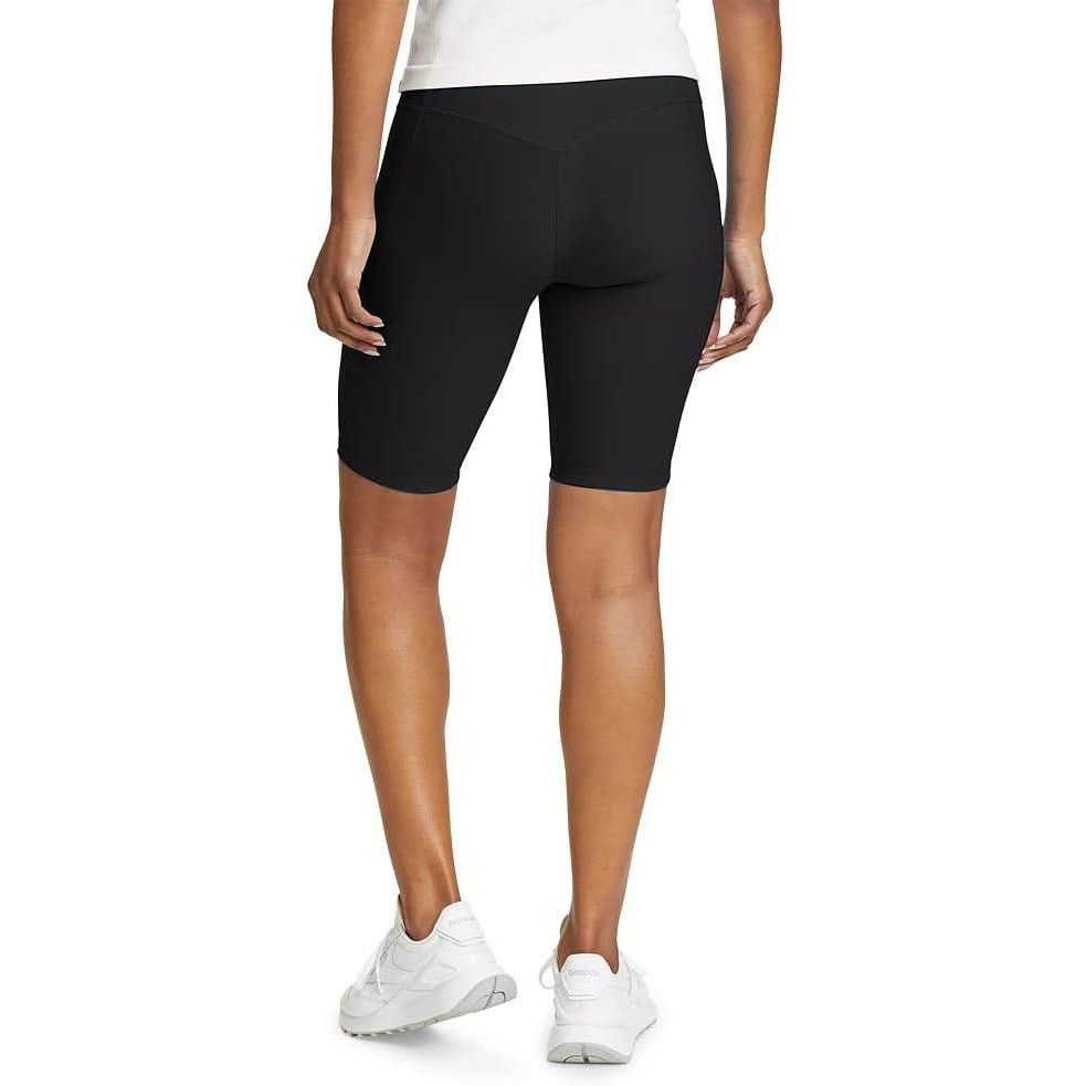 Eddie Bauer New Eddie Bauer Womens Small Black Compression Biker Shorts Size 27" / US 4 / IT 40 - 3 Thumbnail