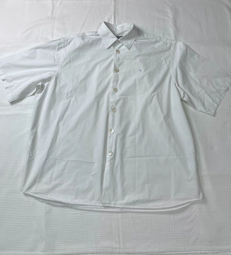 Raf Simons Raf simons White embroidered short-sleeved shirt Size US M / EU 48-50 / 2 - 1 Thumbnail