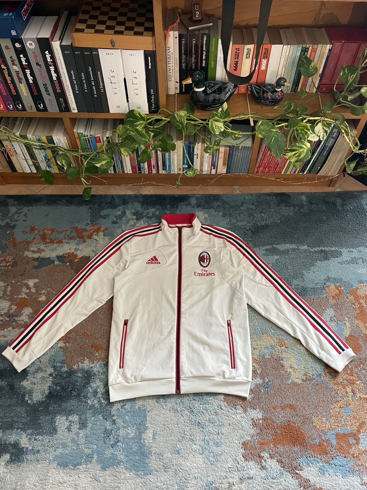 Adidas Milan Vintage Track Jacket Medium