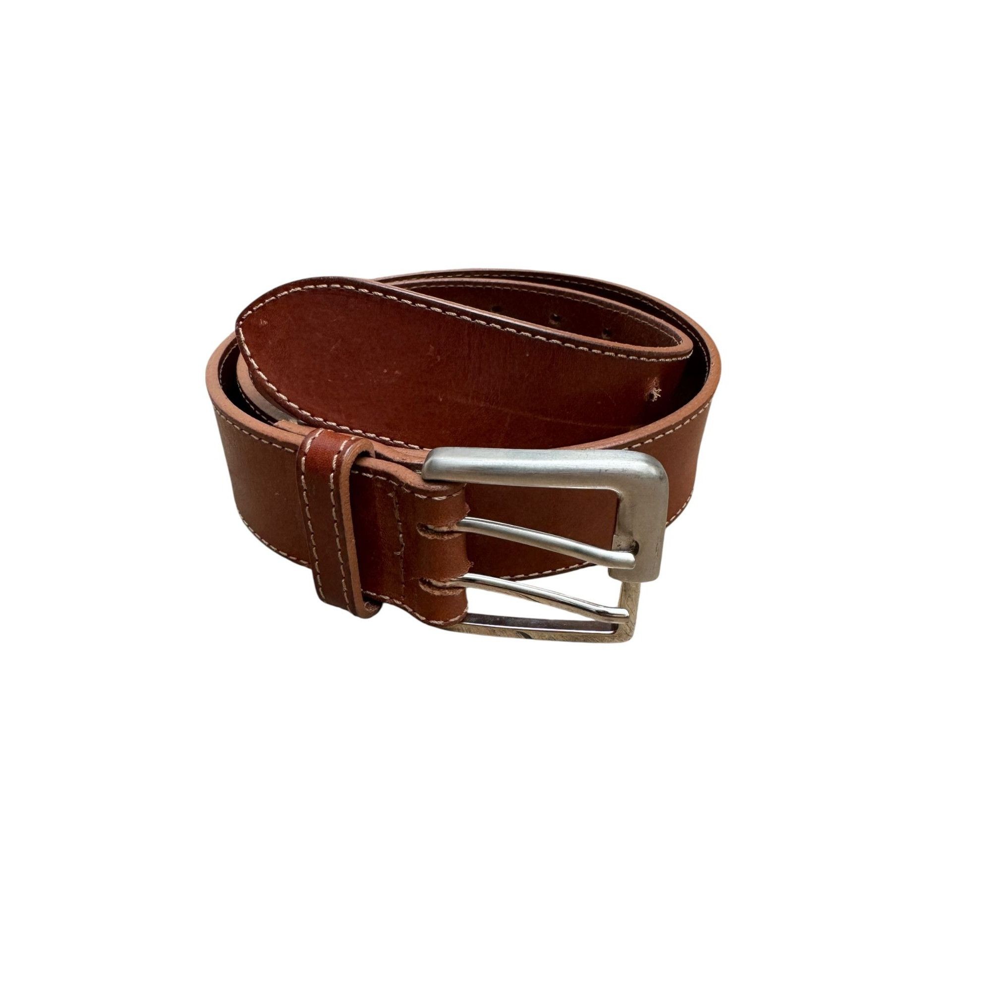 Maison Margiela Line 11 brown leather belt Size ONE SIZE - 1 Thumbnail
