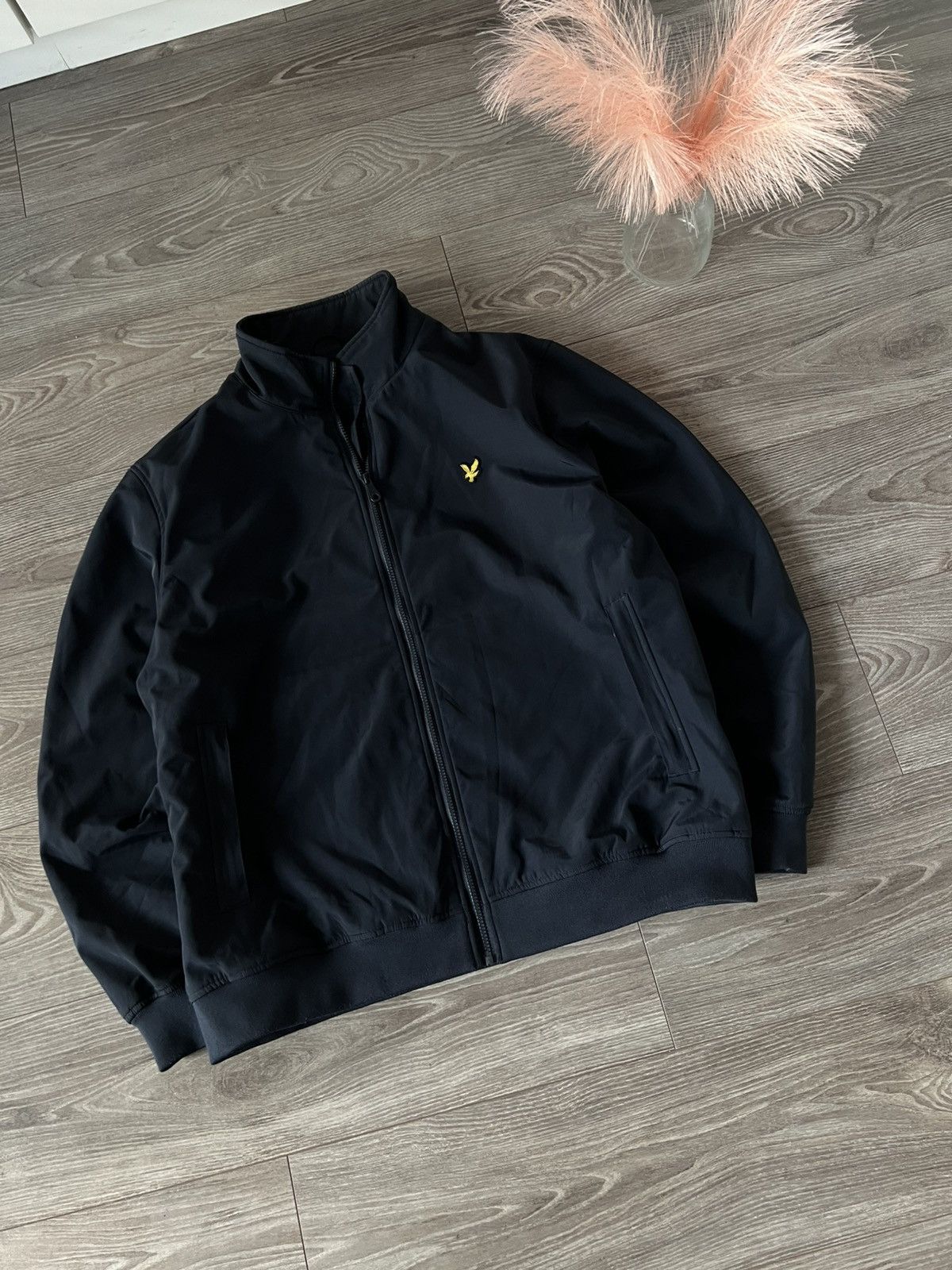Designer × Lyle & Scott ‼️Archival Lyle & Scott Heavy Waterproof Material Zip Jacket‼️ Size US XXL / EU 58 / 5 - 2 Thumbnail